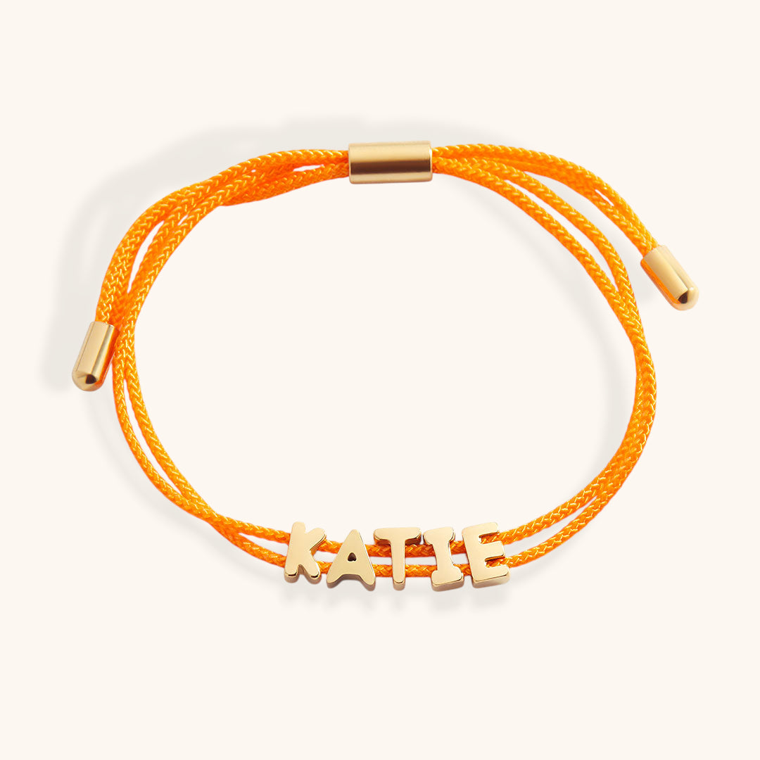 Name Cord Bracelet