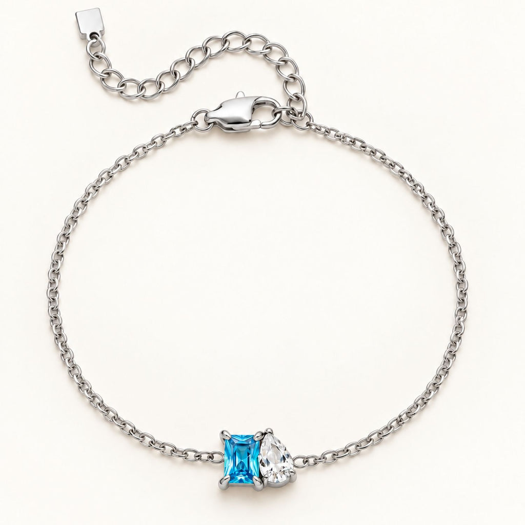 Bracelet Symbiose avec Pierres Personnalisées