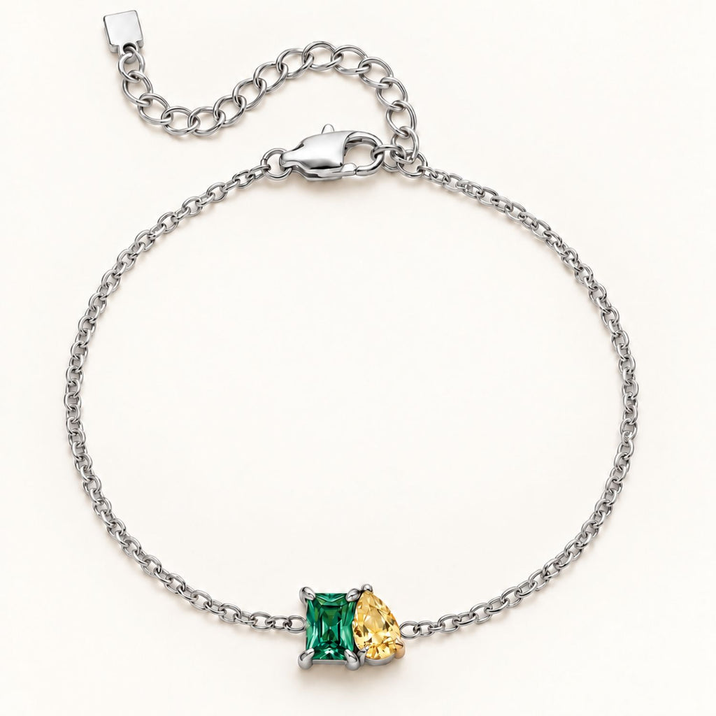 Bracelet Symbiose avec Pierres Personnalisées