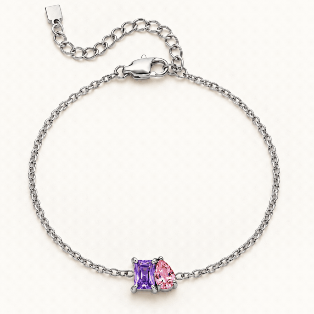 Bracelet Symbiose avec Pierres Personnalisées