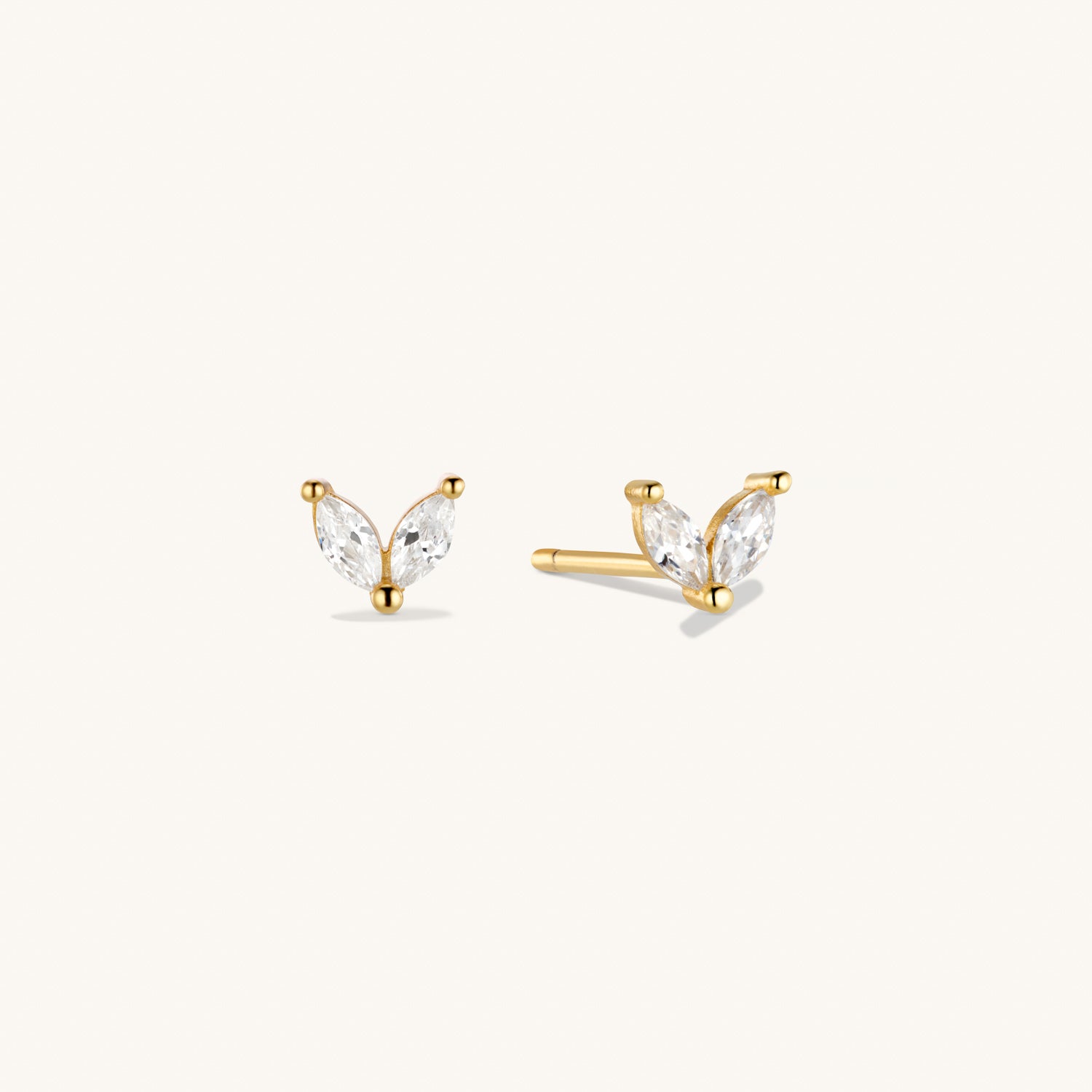 Puces d’Oreilles Ailes Cherish en Or