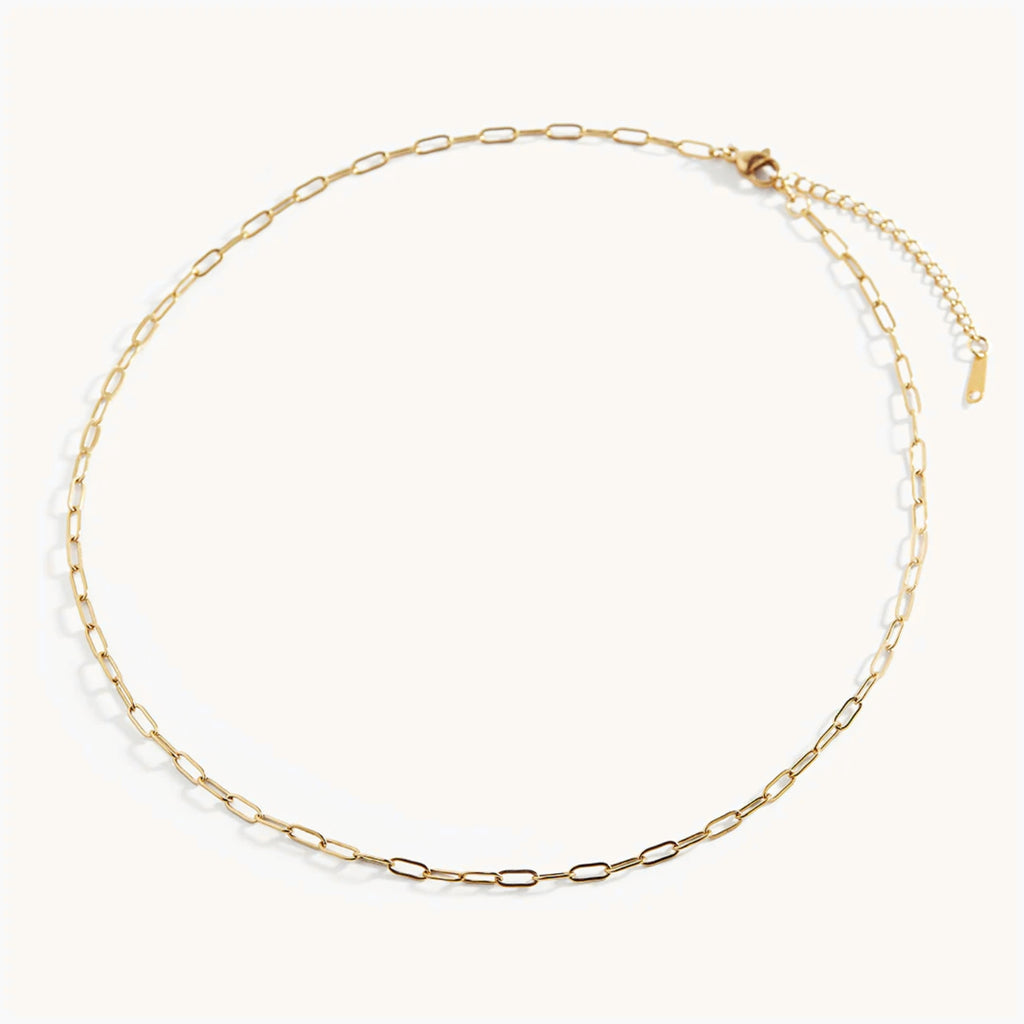 Collier Chaîne Maillons Fins en Or
