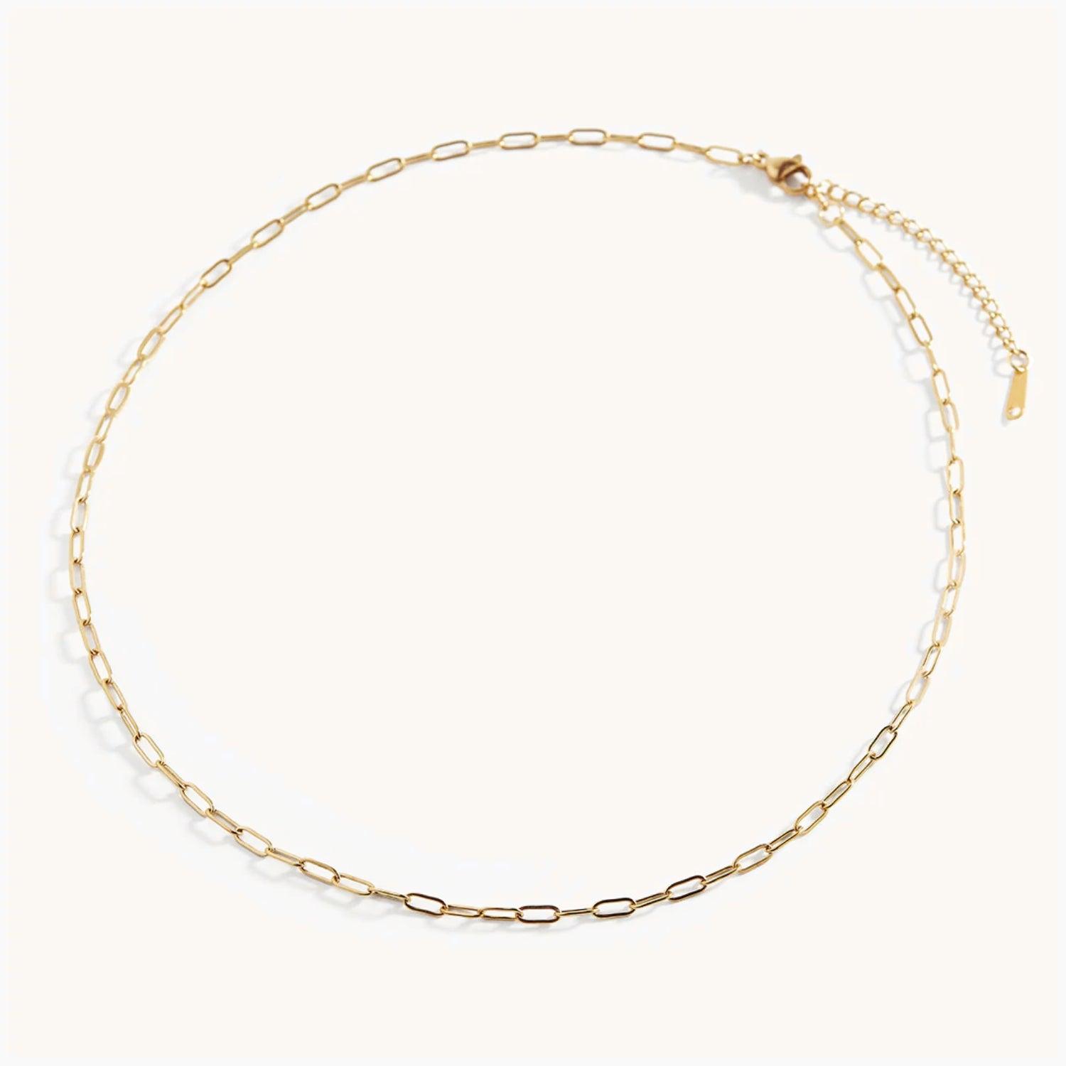 Collier Chaîne Maillons Fins en Or