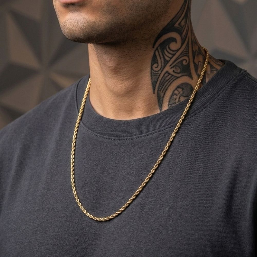 Twist | Collier Chaîne Torsadée 3mm