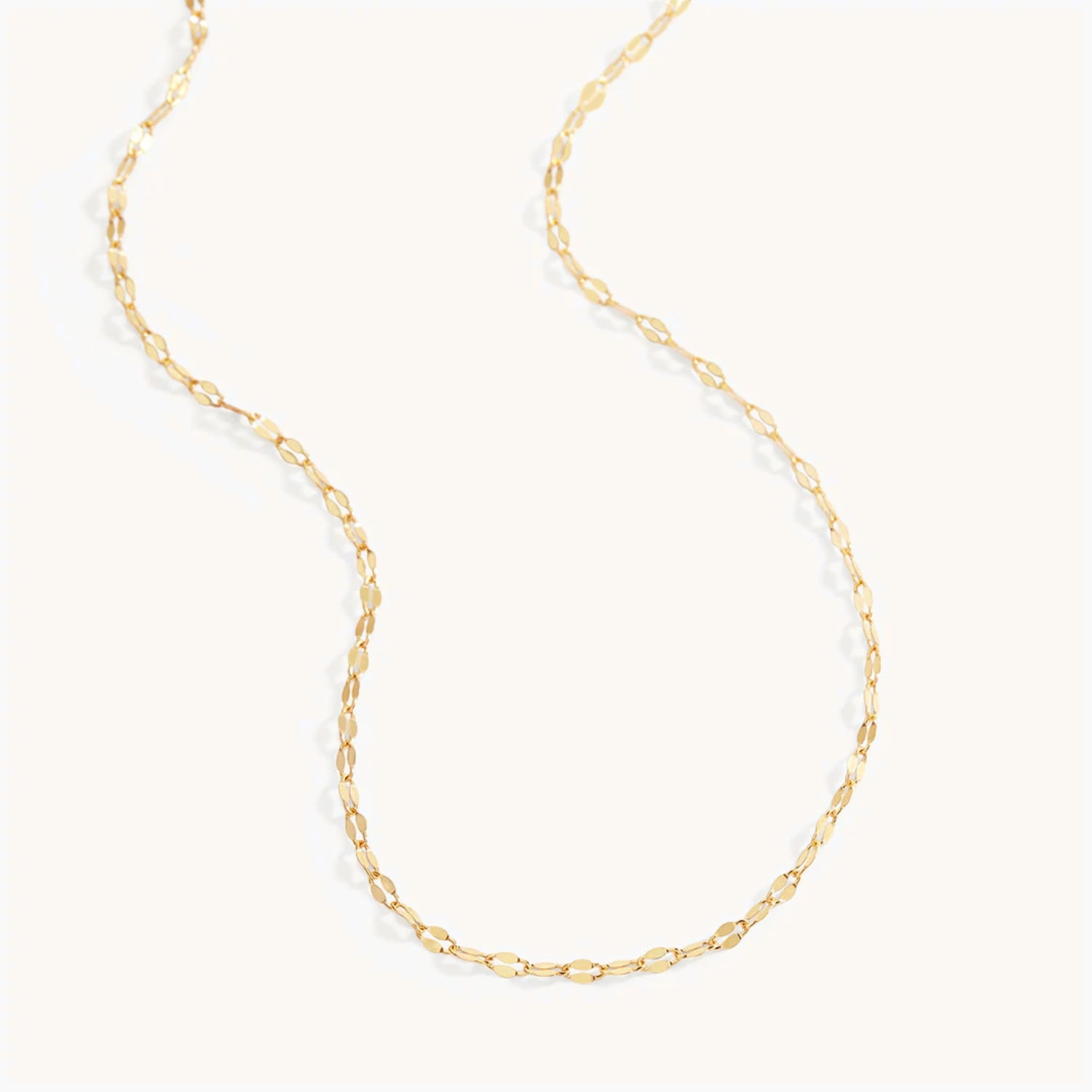 Collier Chaîne de Pétales en Or