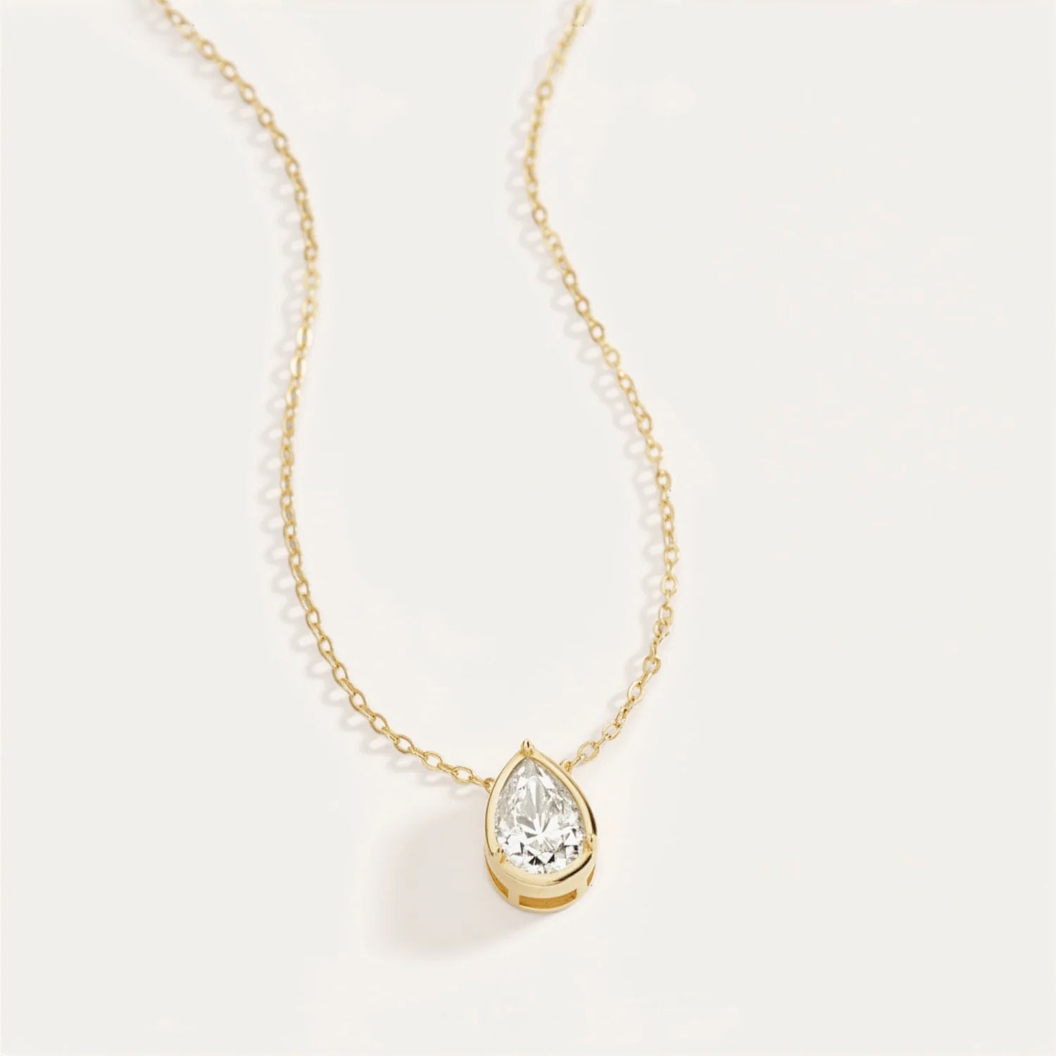 Collier Goutte Diamant en Or