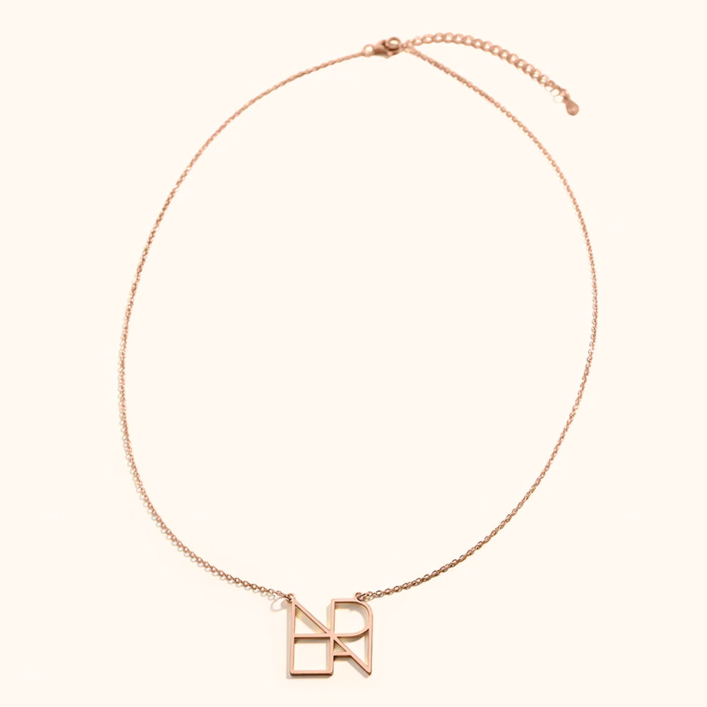 Collier Minimaliste Monogramme
