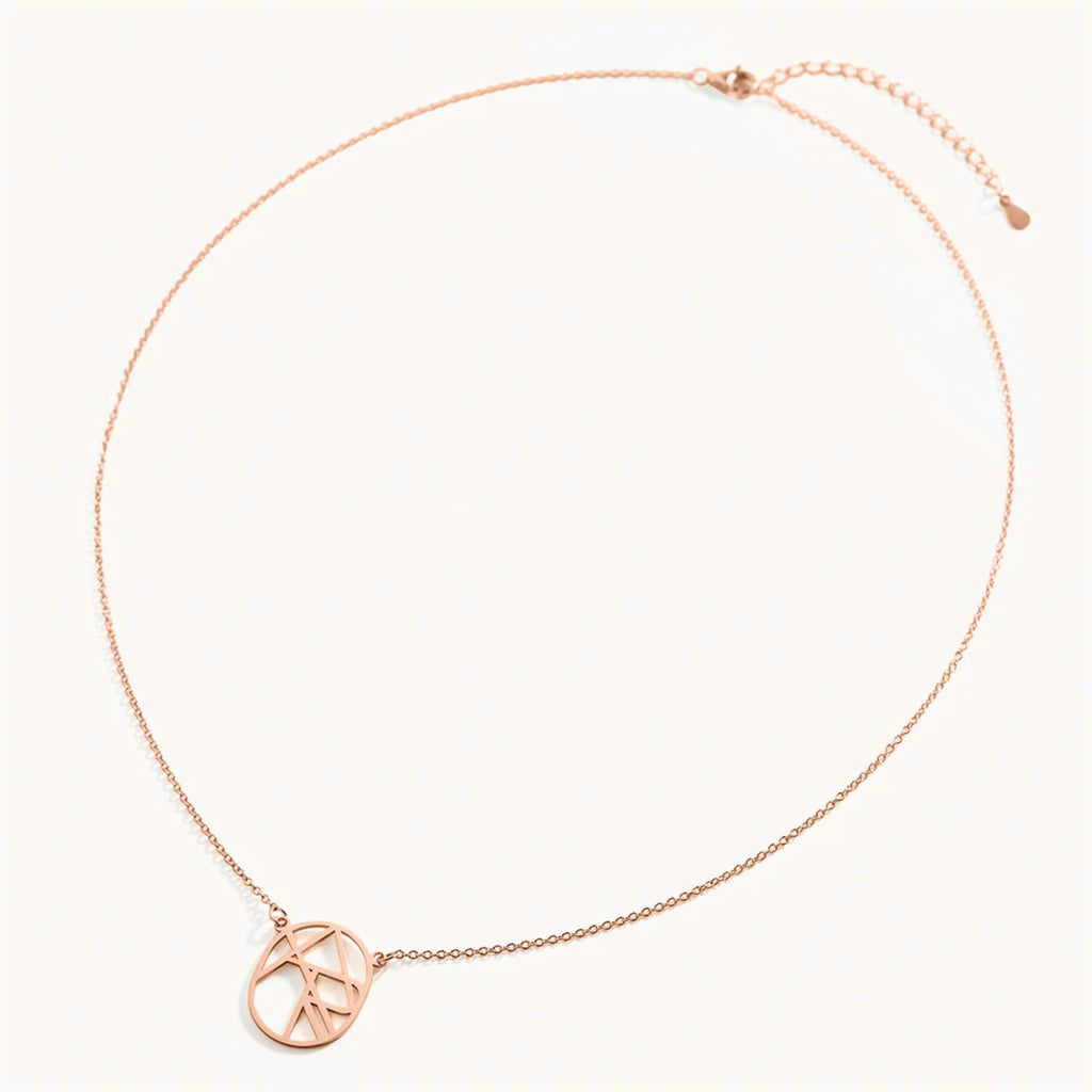 Collier Monogramme Circulaire