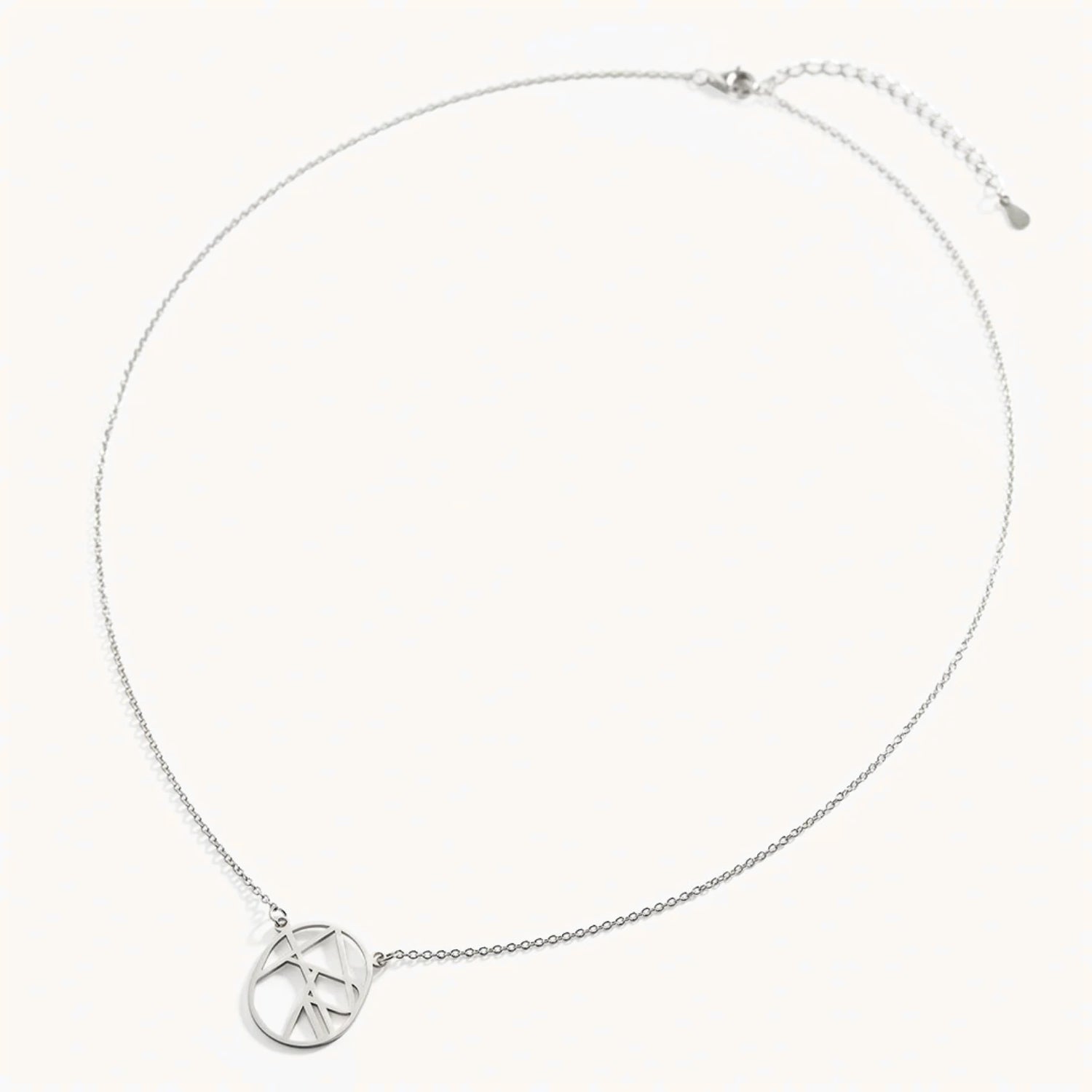 Collier Monogramme Circulaire