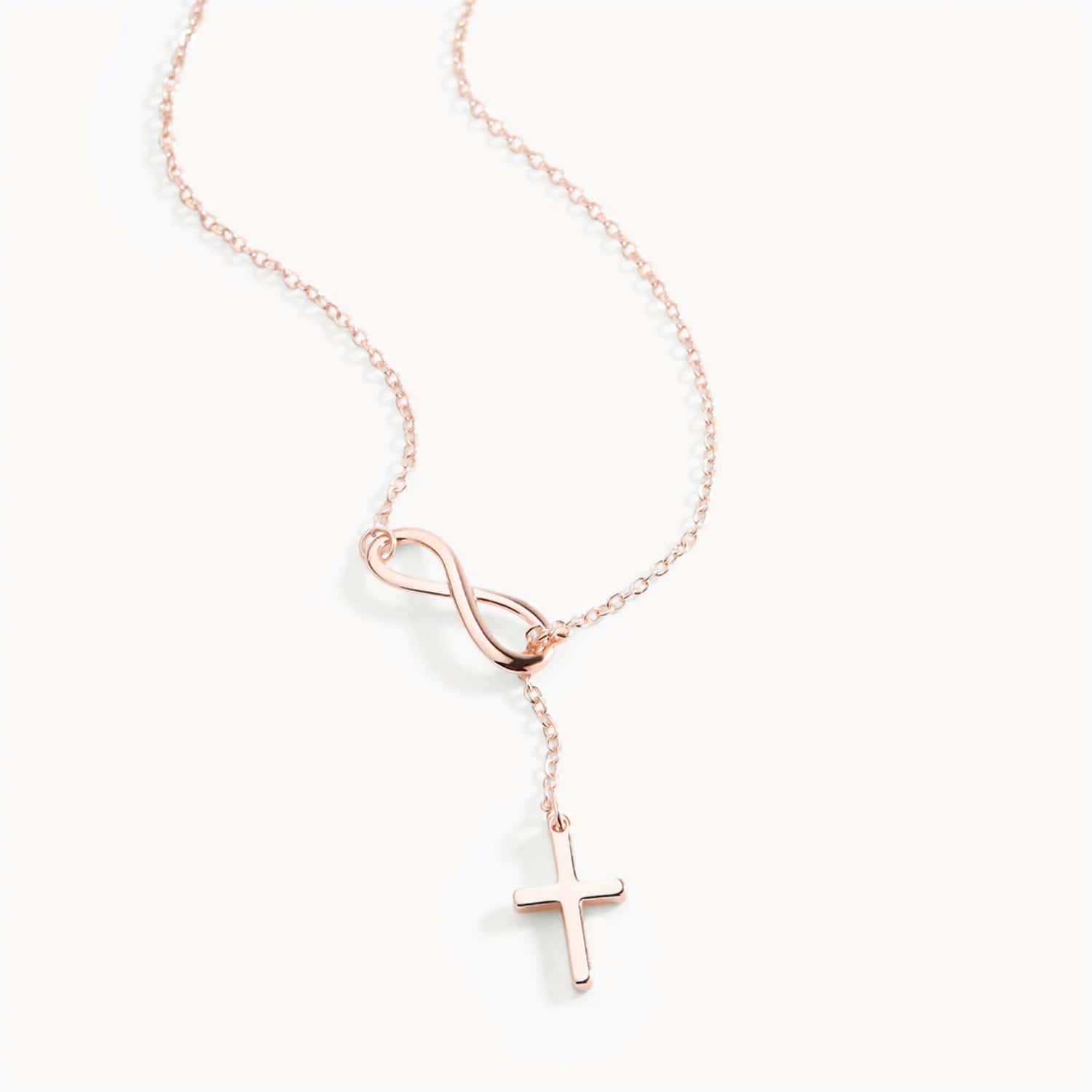 Unendliche Kreuz-Halskette