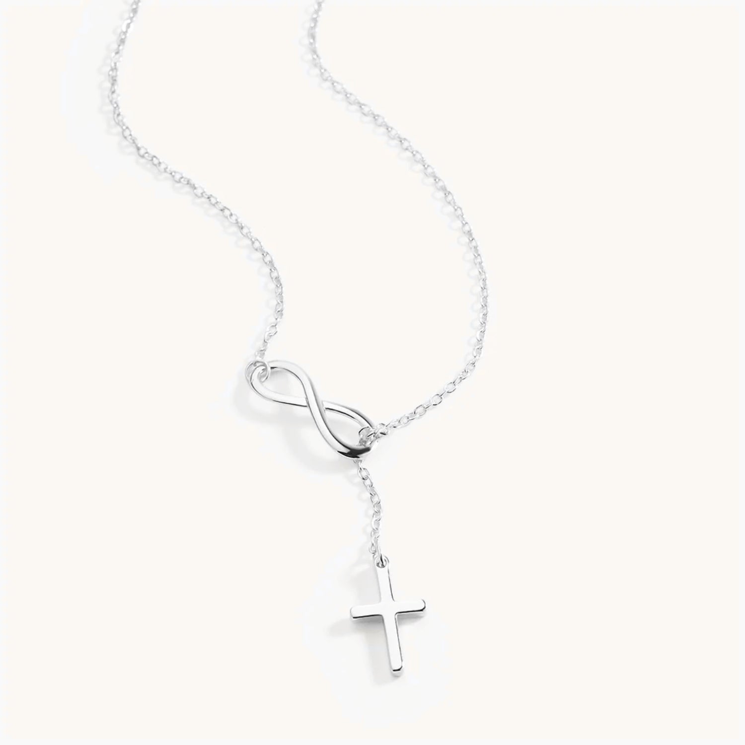 Unendliche Kreuz-Halskette