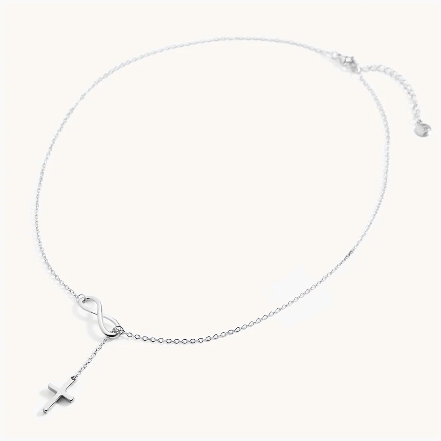 Infinity Cross Pendant Necklace
