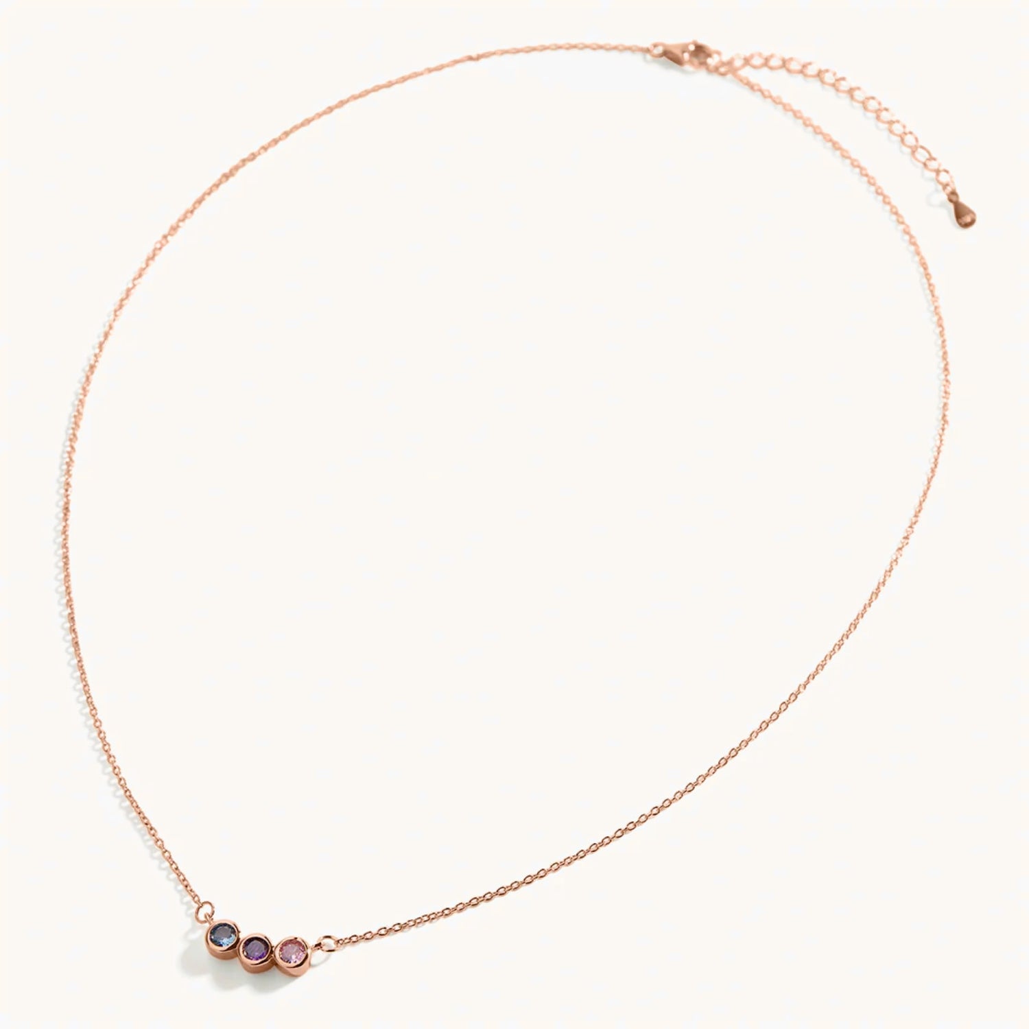 Collier Trésors de Famille Avec Pierres de Naissance