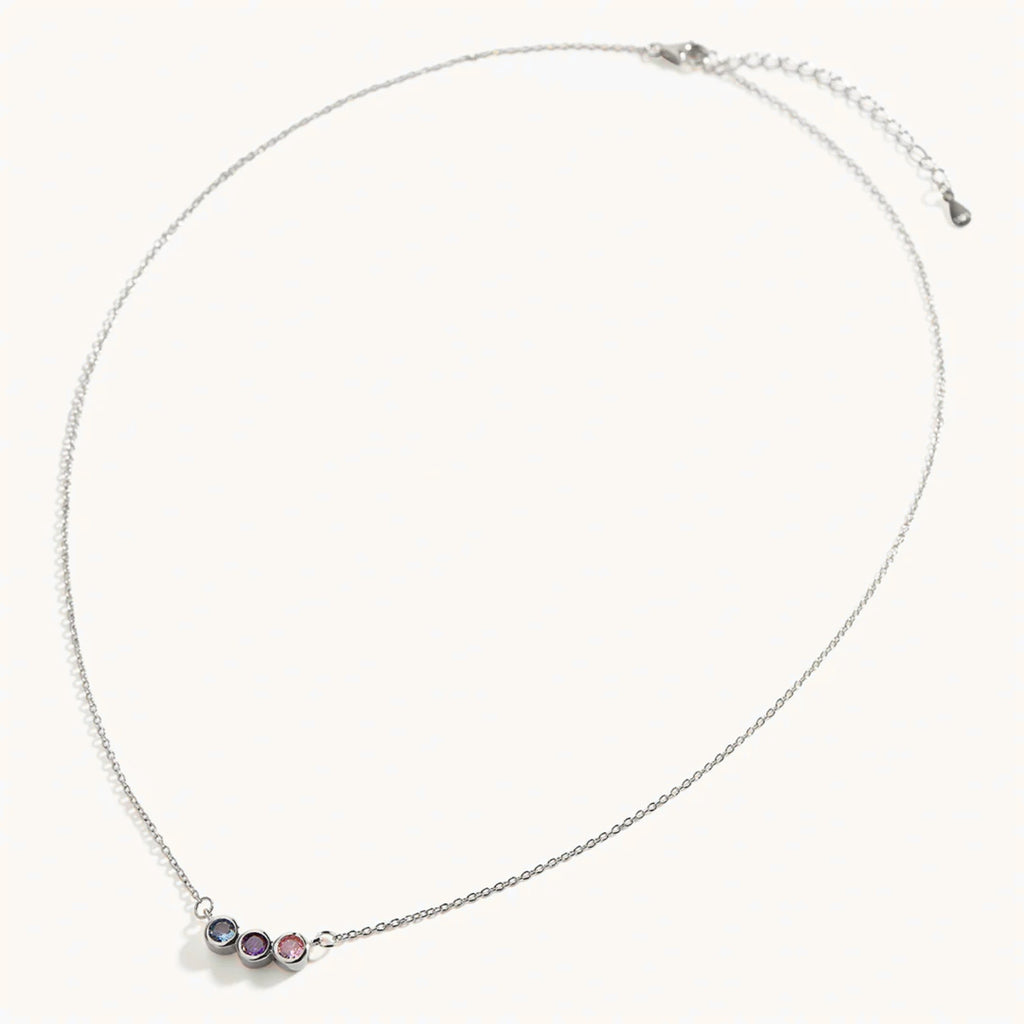 Collier Trésors de Famille Avec Pierres de Naissance