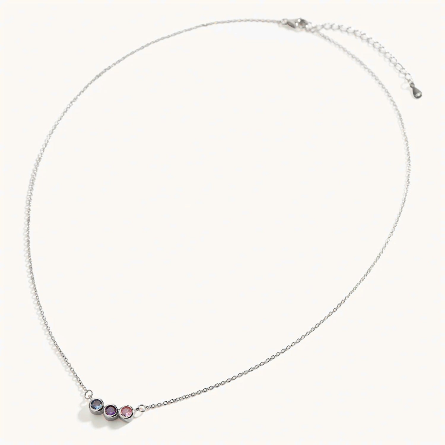 Collier Trésors de Famille Avec Pierres de Naissance