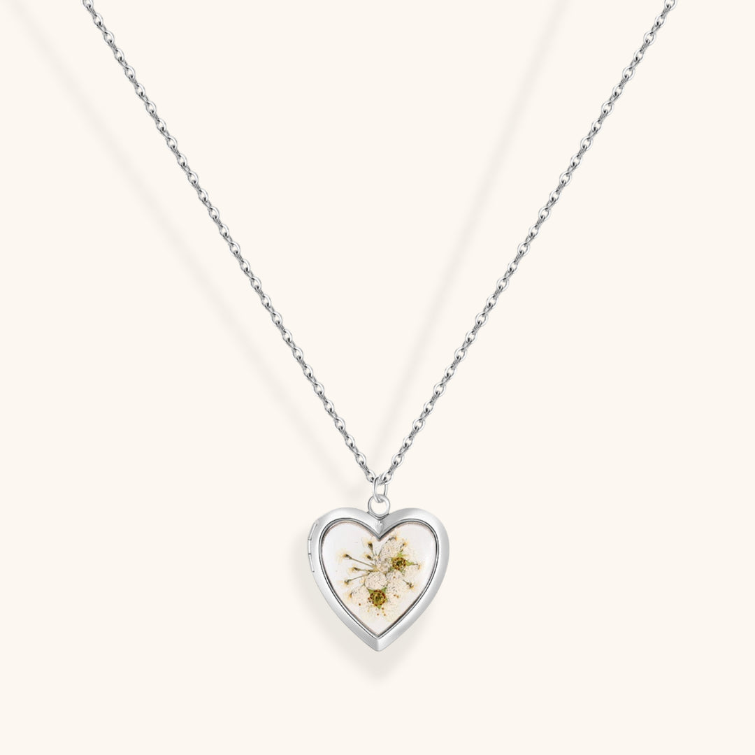 Collier Cœur de Myosotis