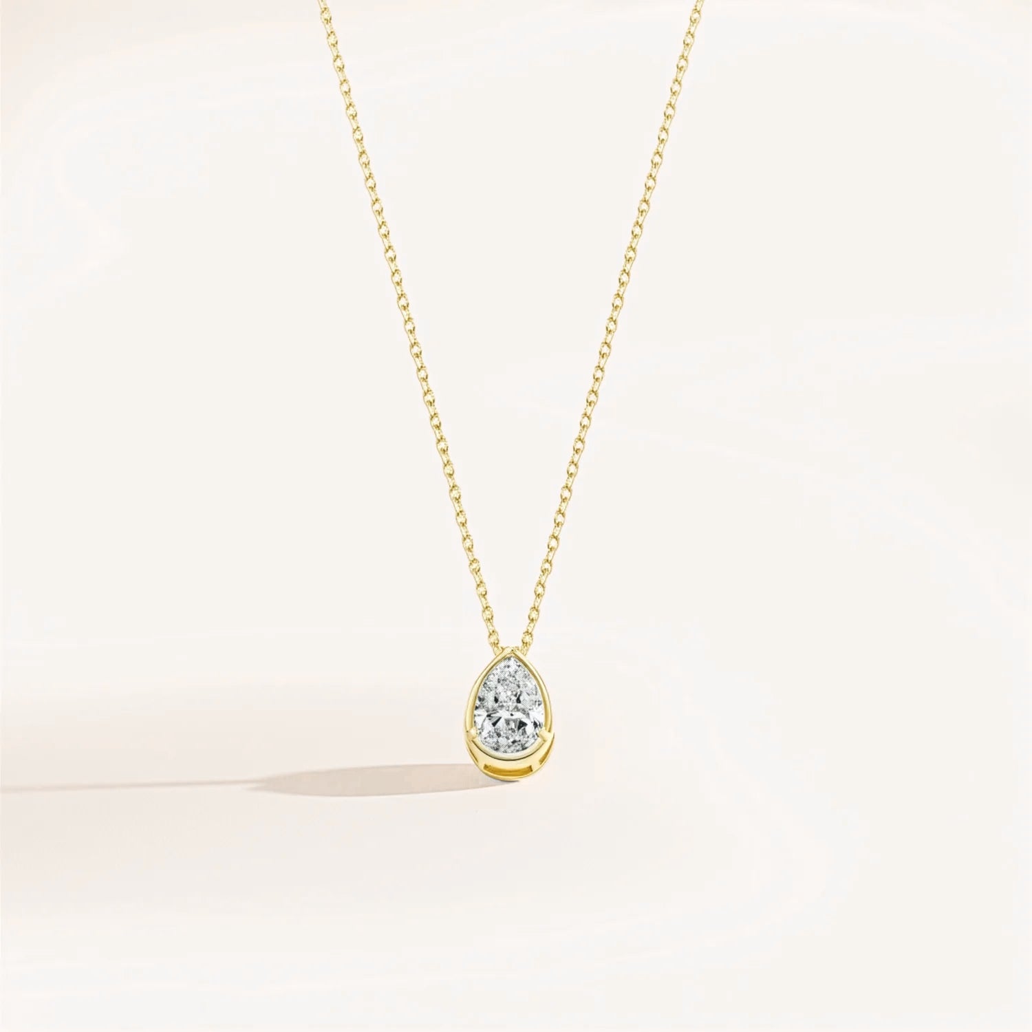 Collier Goutte Diamant en Or