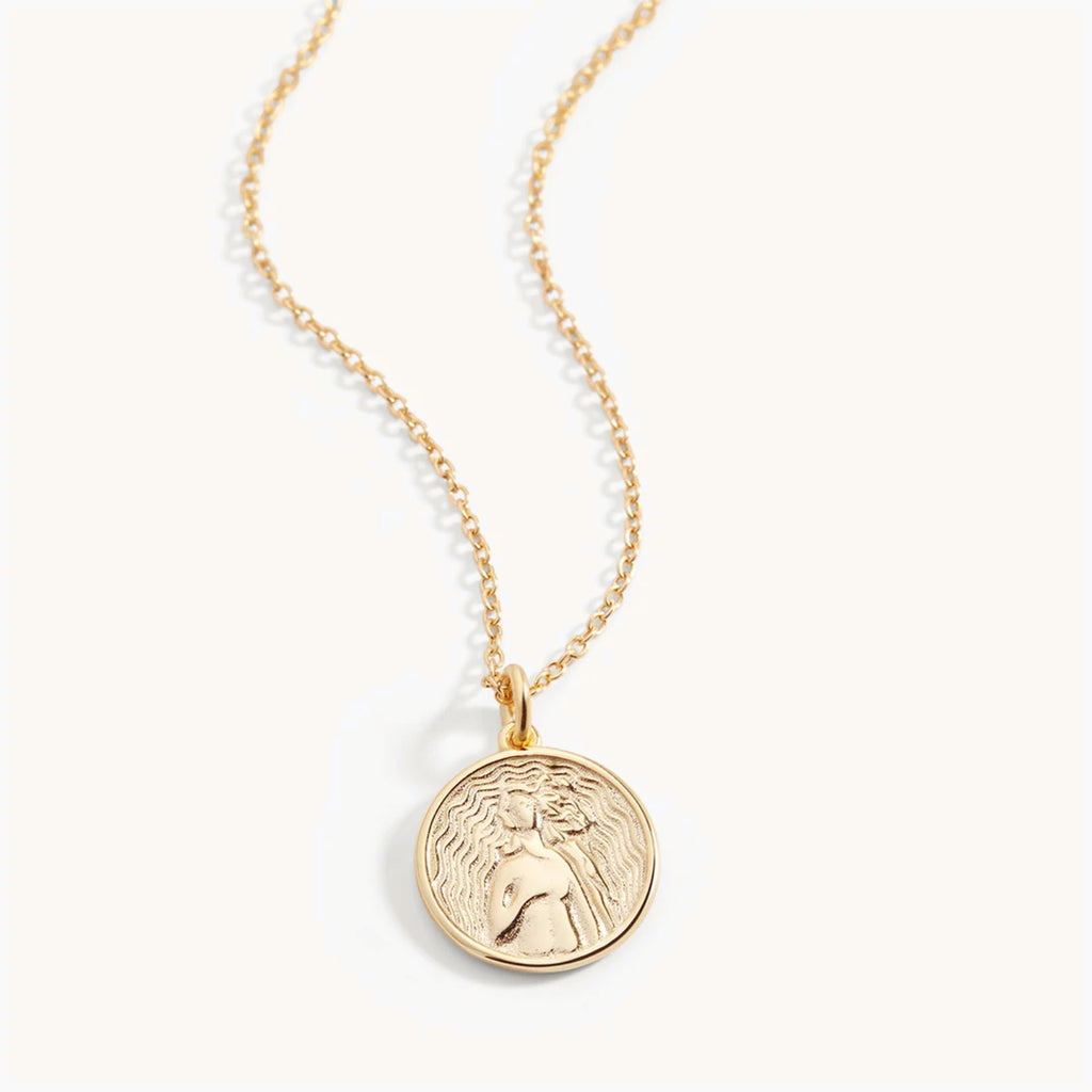 Collier Pendentif Déesse Grecque en Or