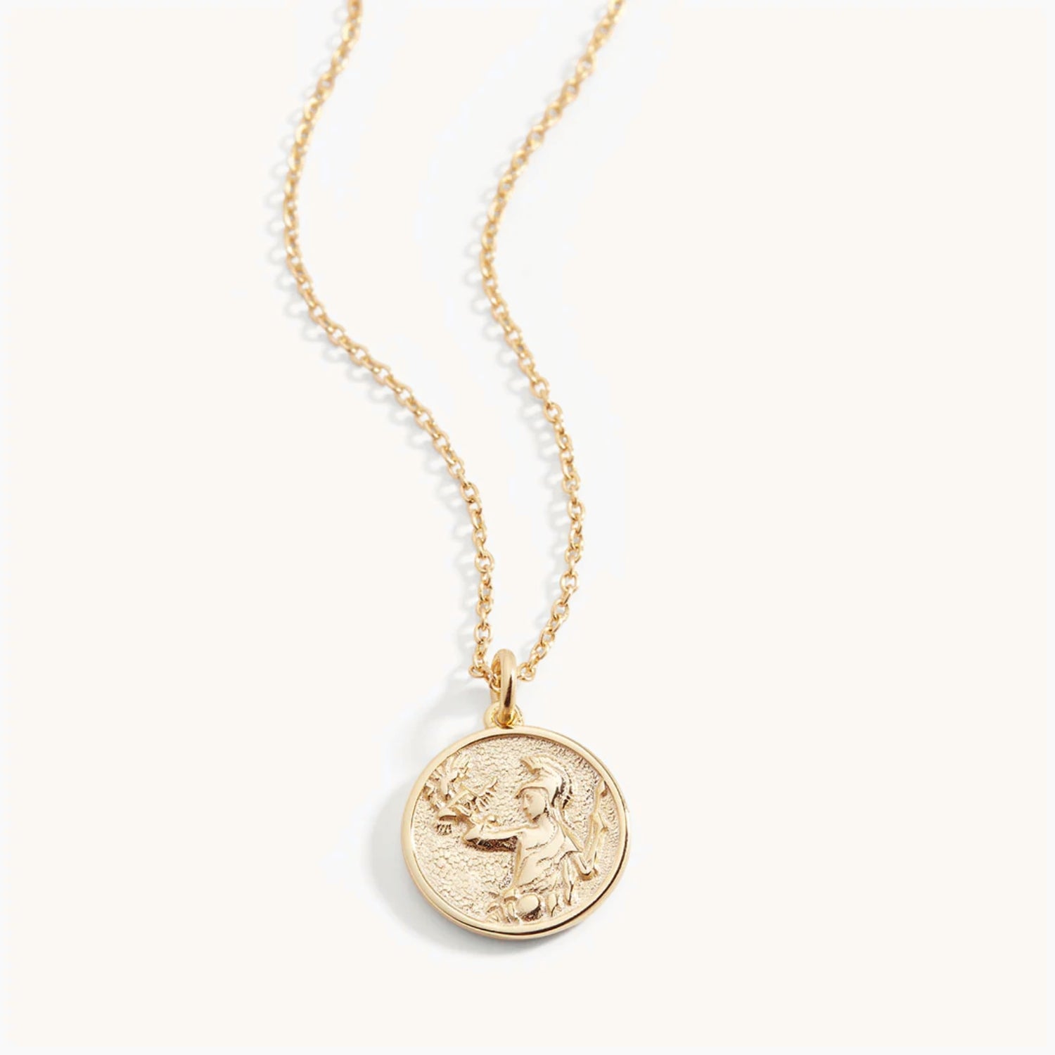 Collier Pendentif Déesse Grecque en Or