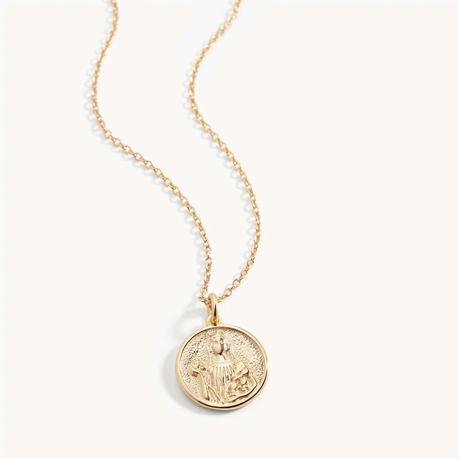 Collier Pendentif Déesse Grecque en Or