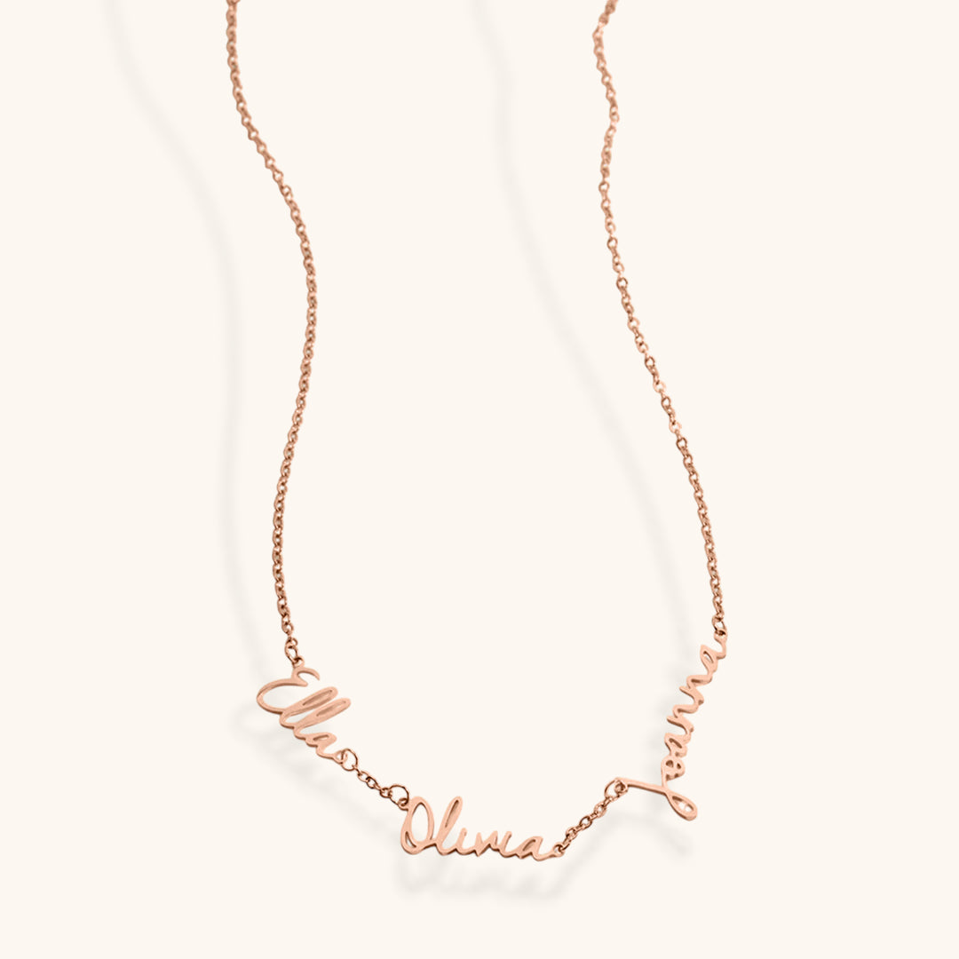 Collier Prénoms Reliés