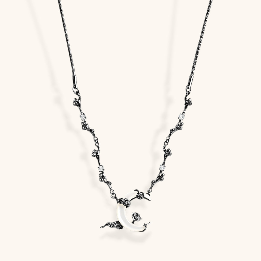 Collier Rose de Minuit