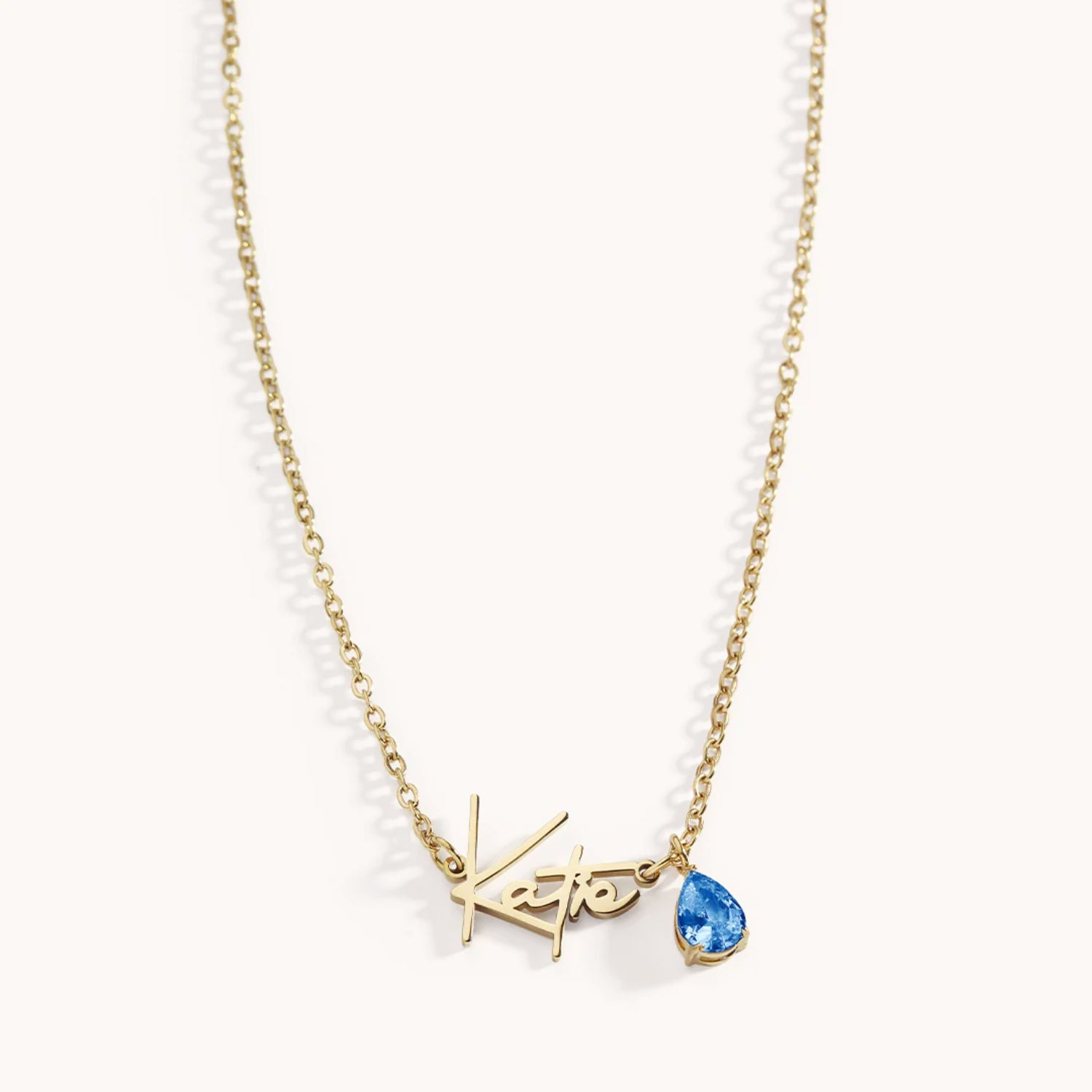 Collier Signature Pierre de Naissance en Or