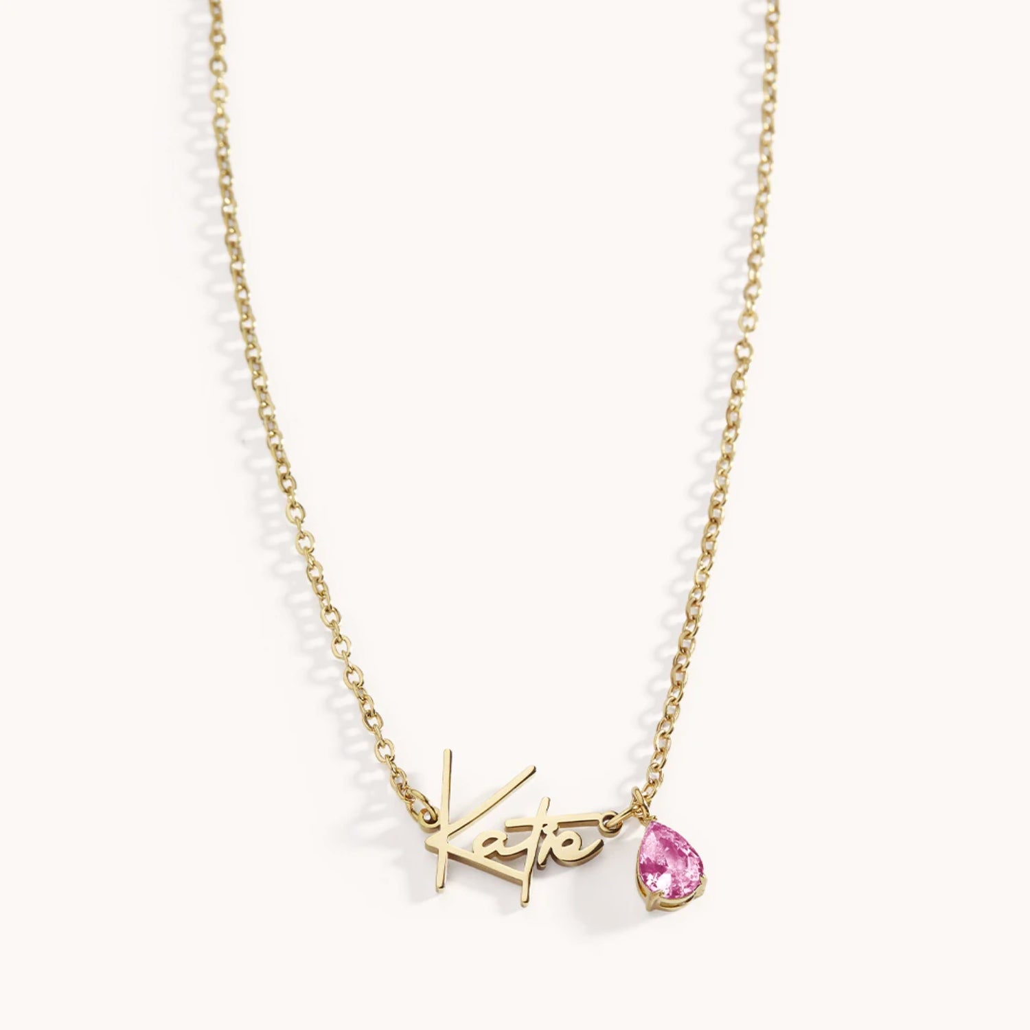 Collier Signature Pierre de Naissance en Or