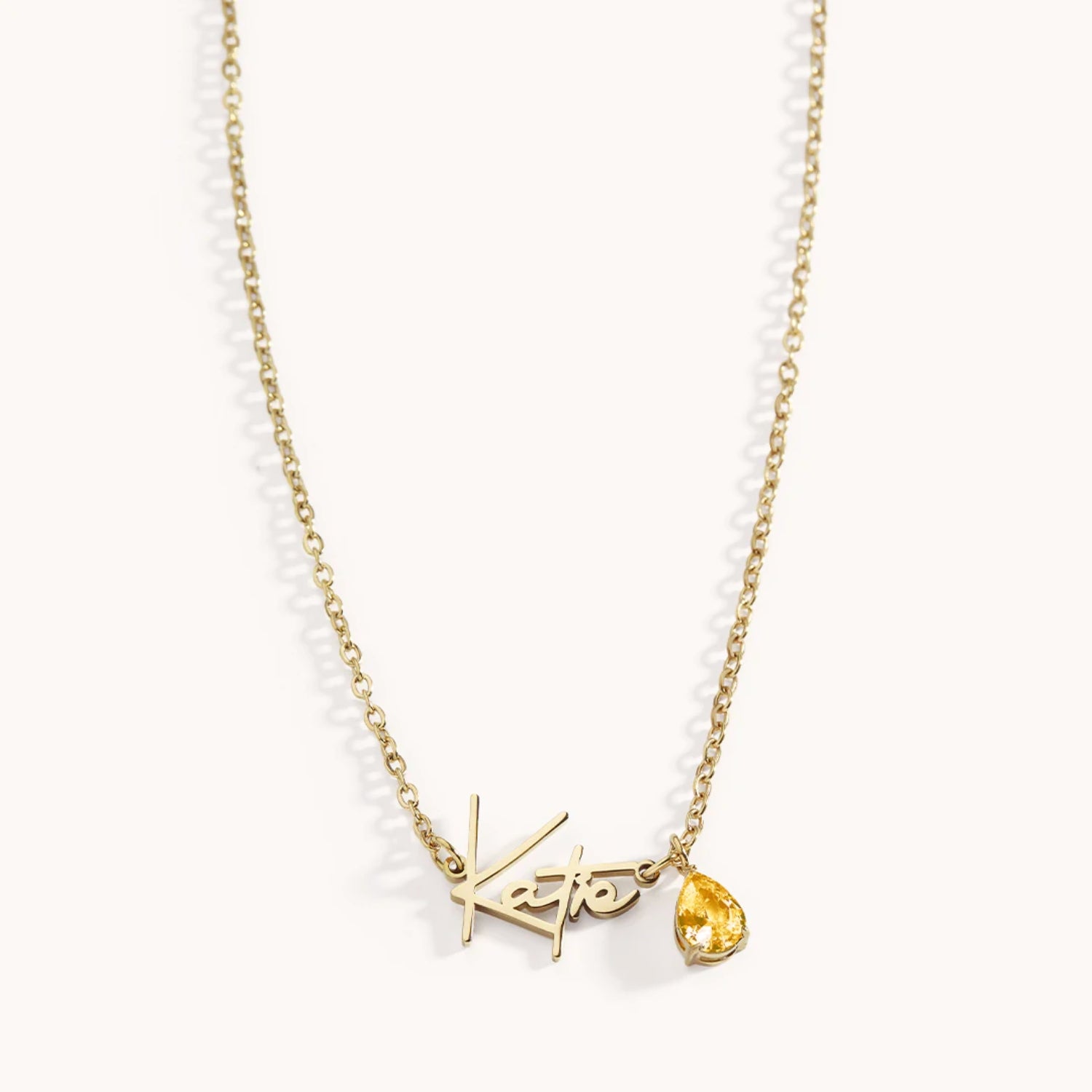 Collier Signature Pierre de Naissance en Or