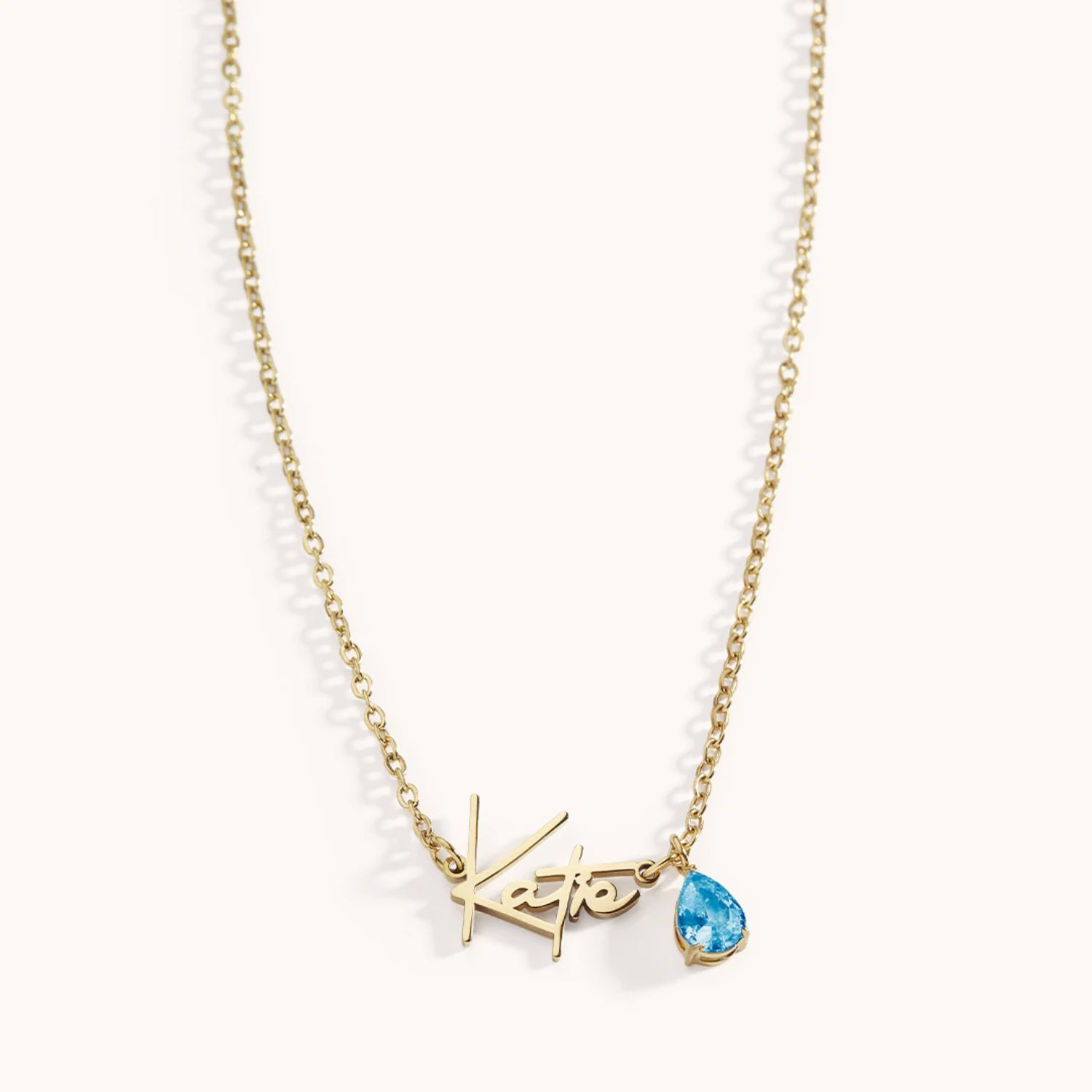 Collier Signature Pierre de Naissance en Or