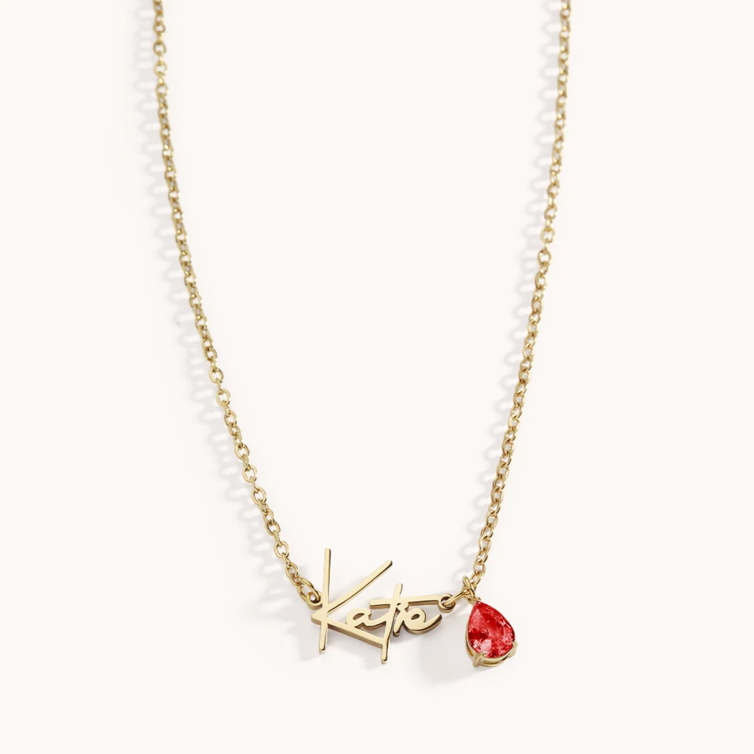 Collier Signature Pierre de Naissance en Or