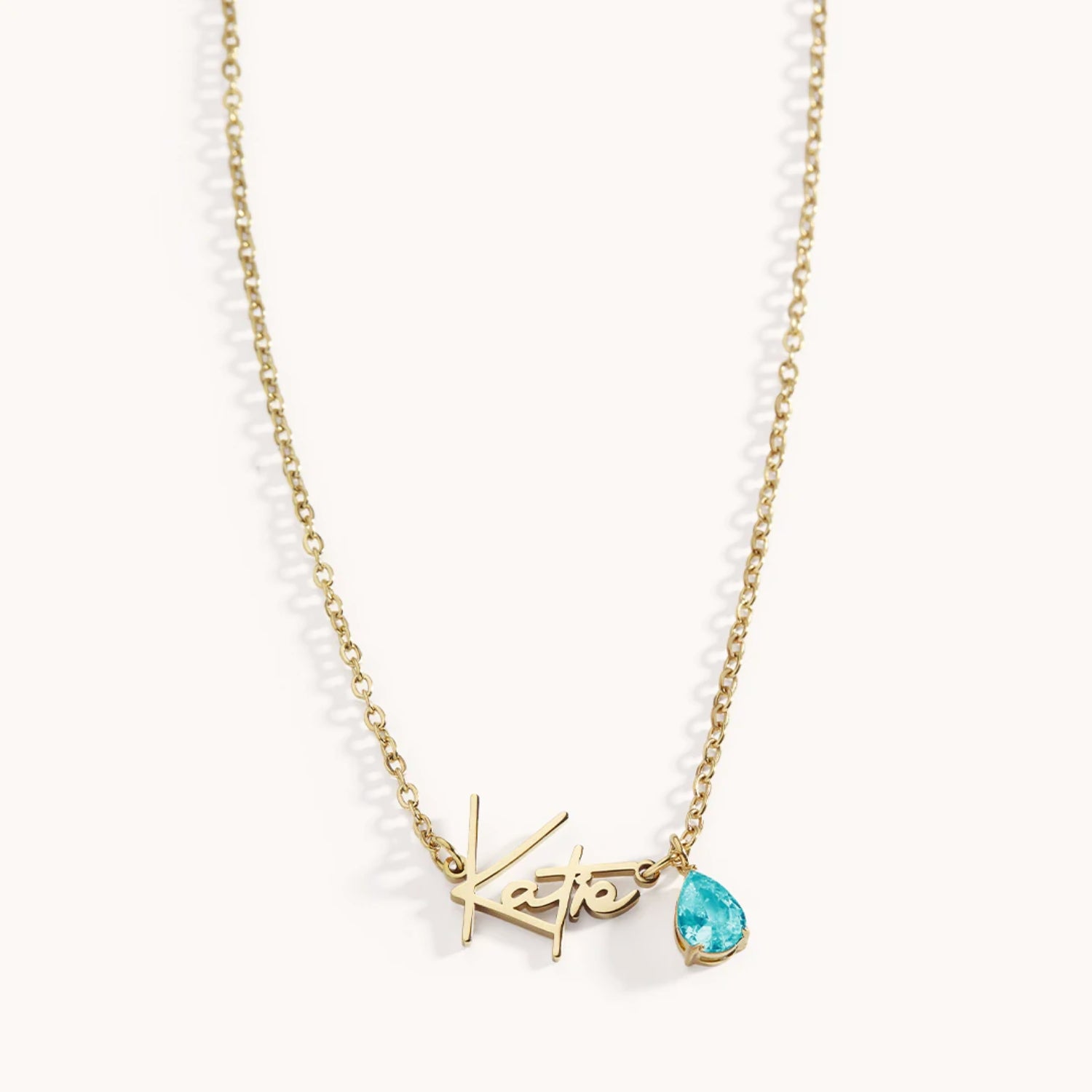 Collier Signature Pierre de Naissance en Or