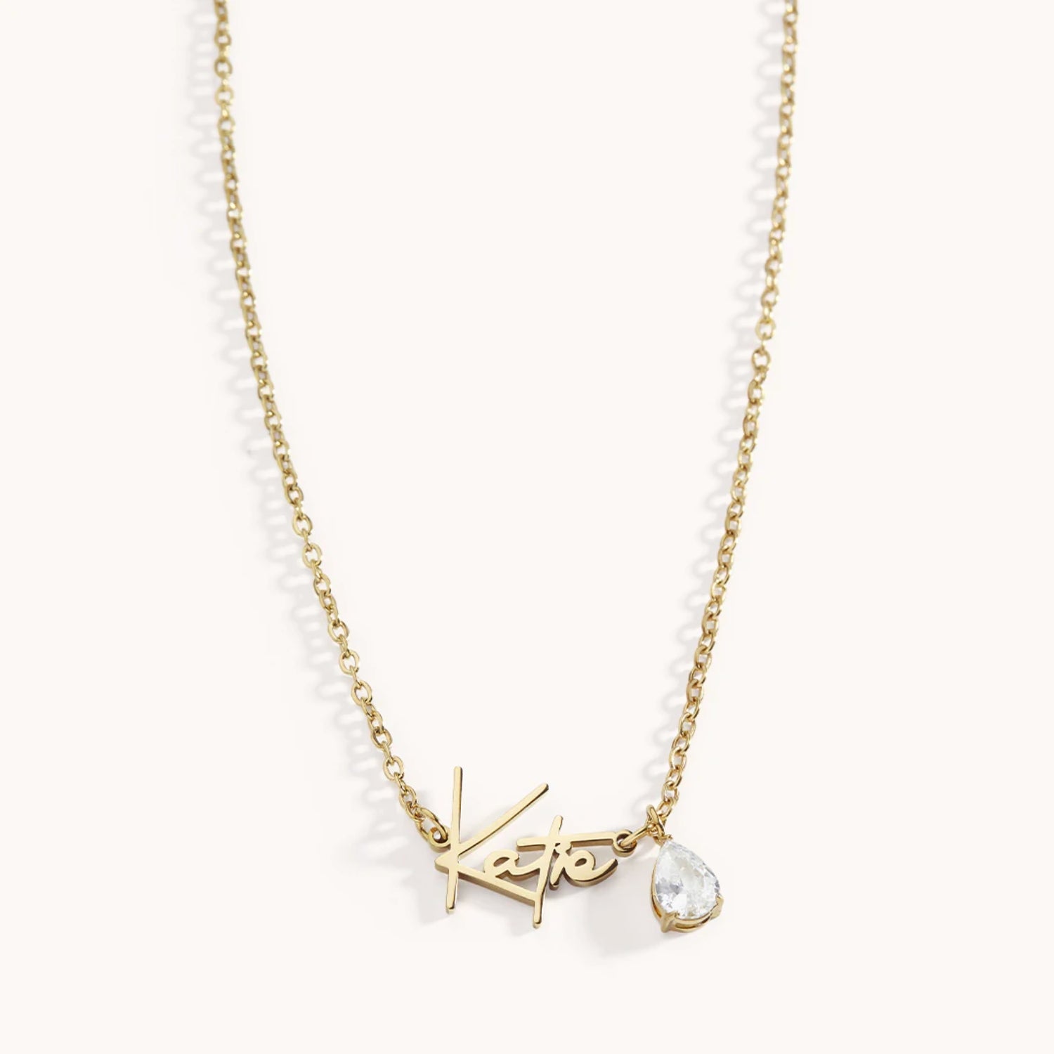 Collier Signature Pierre de Naissance en Or