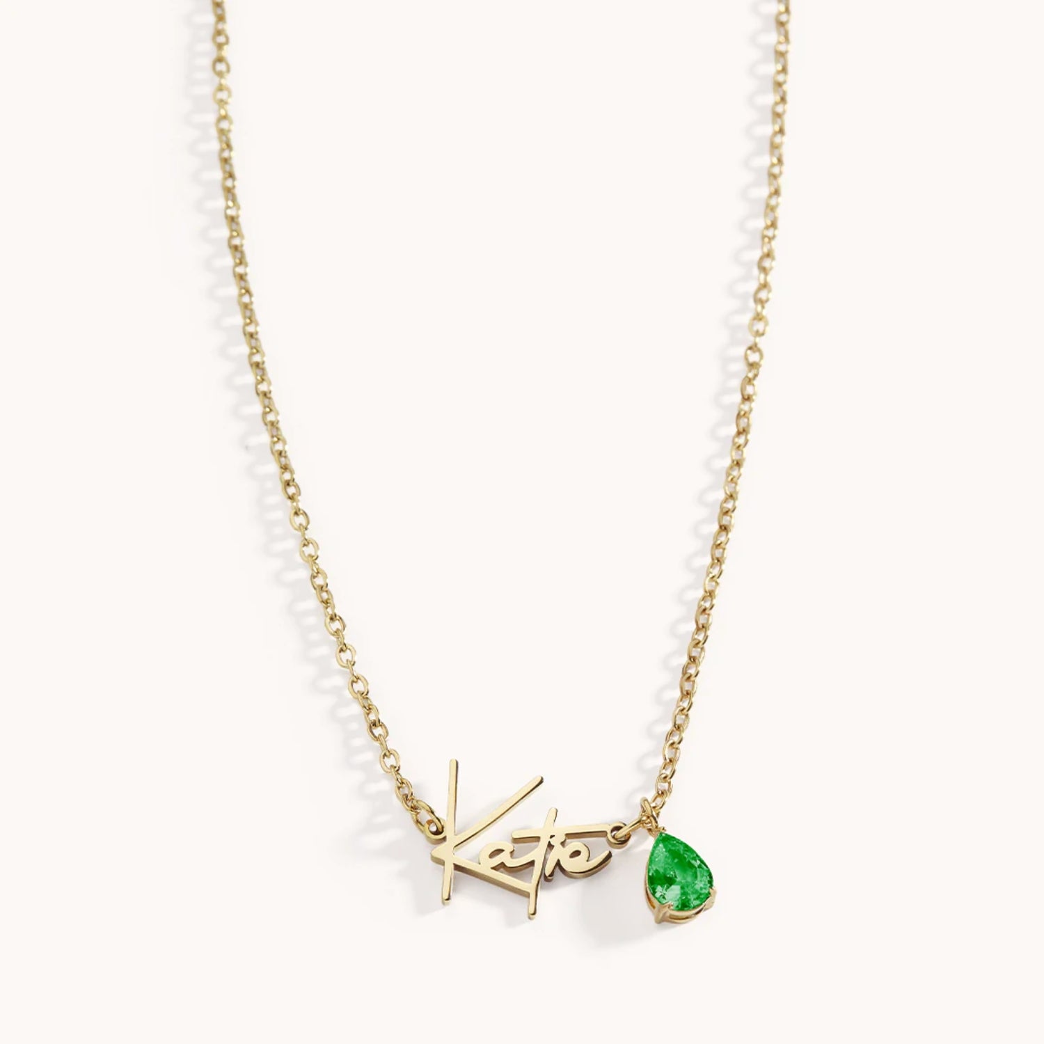 Collier Signature Pierre de Naissance en Or