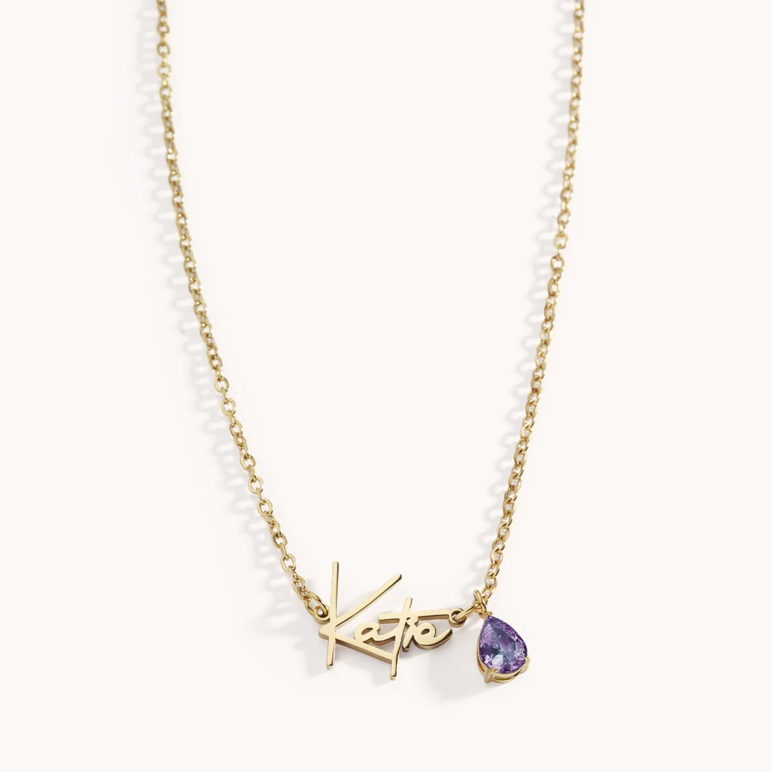 Collier Signature Pierre de Naissance en Or