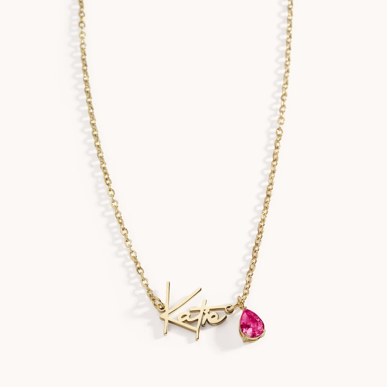 Collier Signature Pierre de Naissance en Or