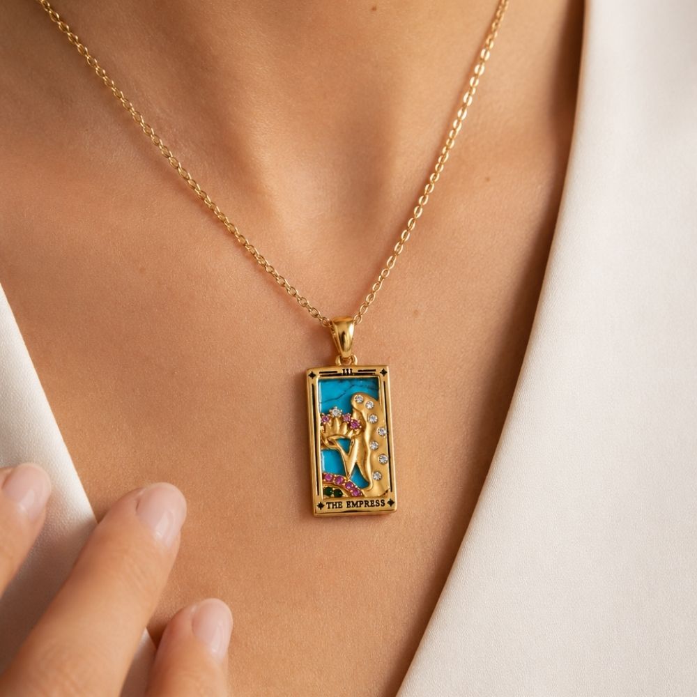 Halsband Tarot Hon Får Allt Att Blomma