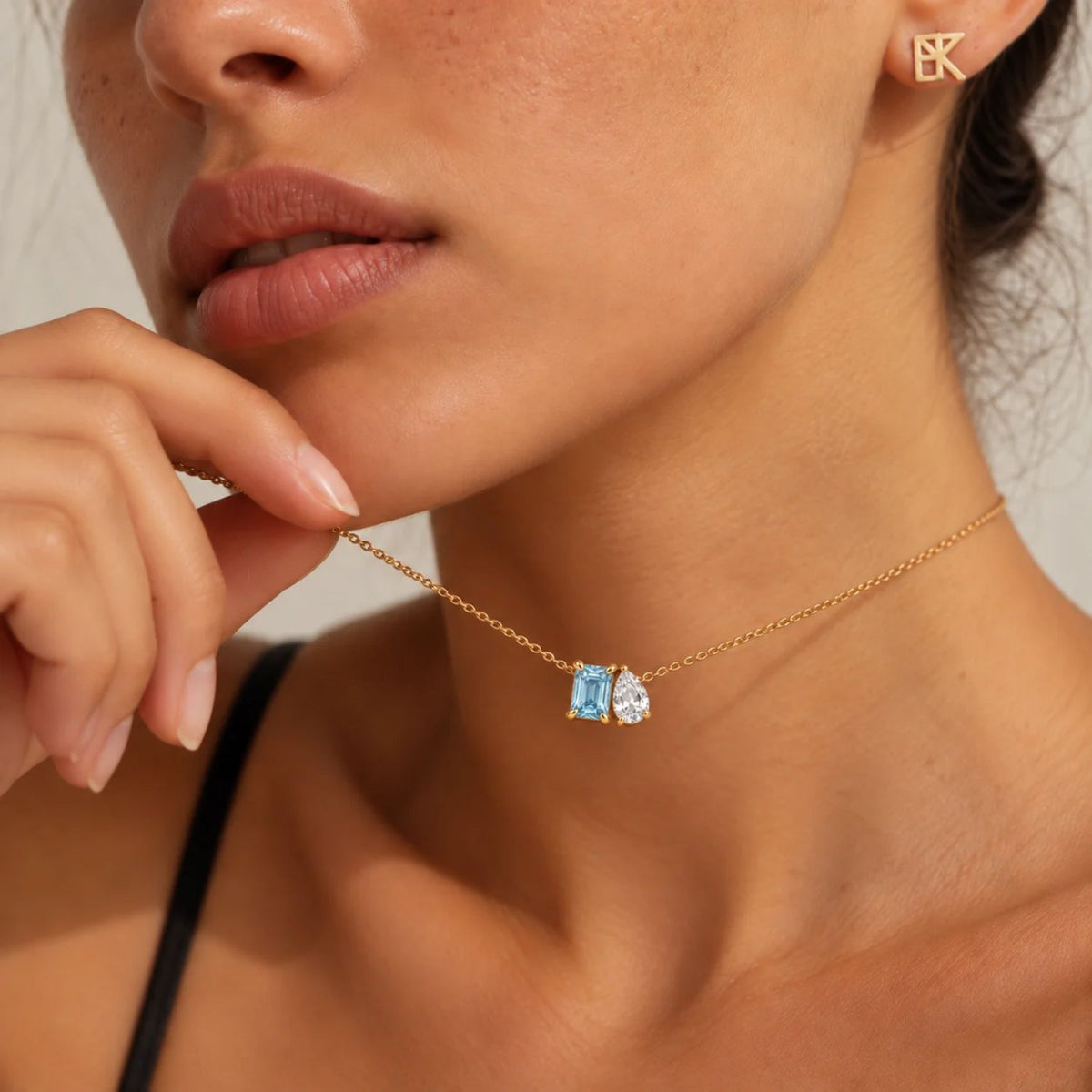 Collier Symbiose avec Pierres Personnalisées