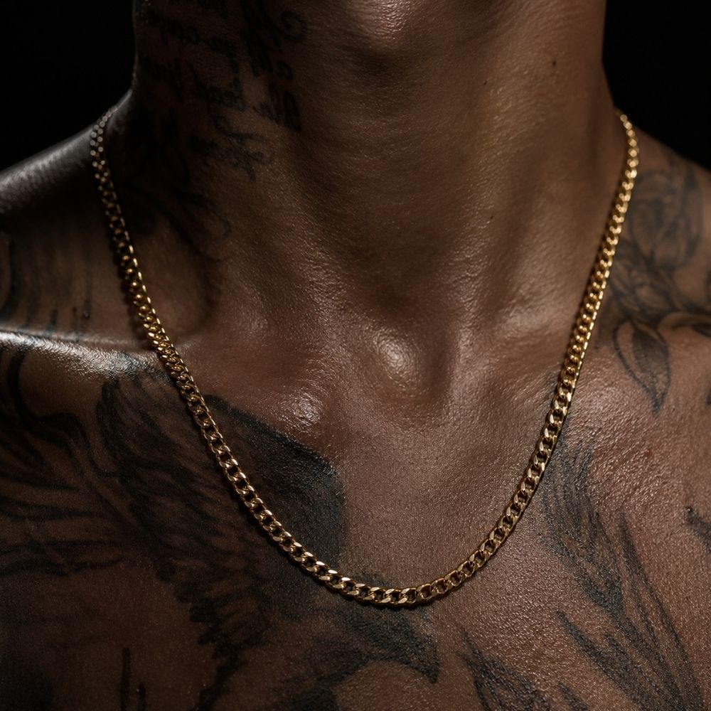 Core Gold | Collana Uomo Catena Cuban