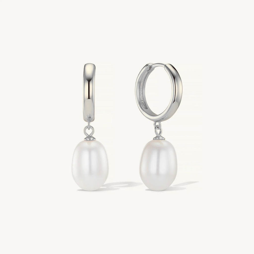 Créoles Aura Perle en Argent