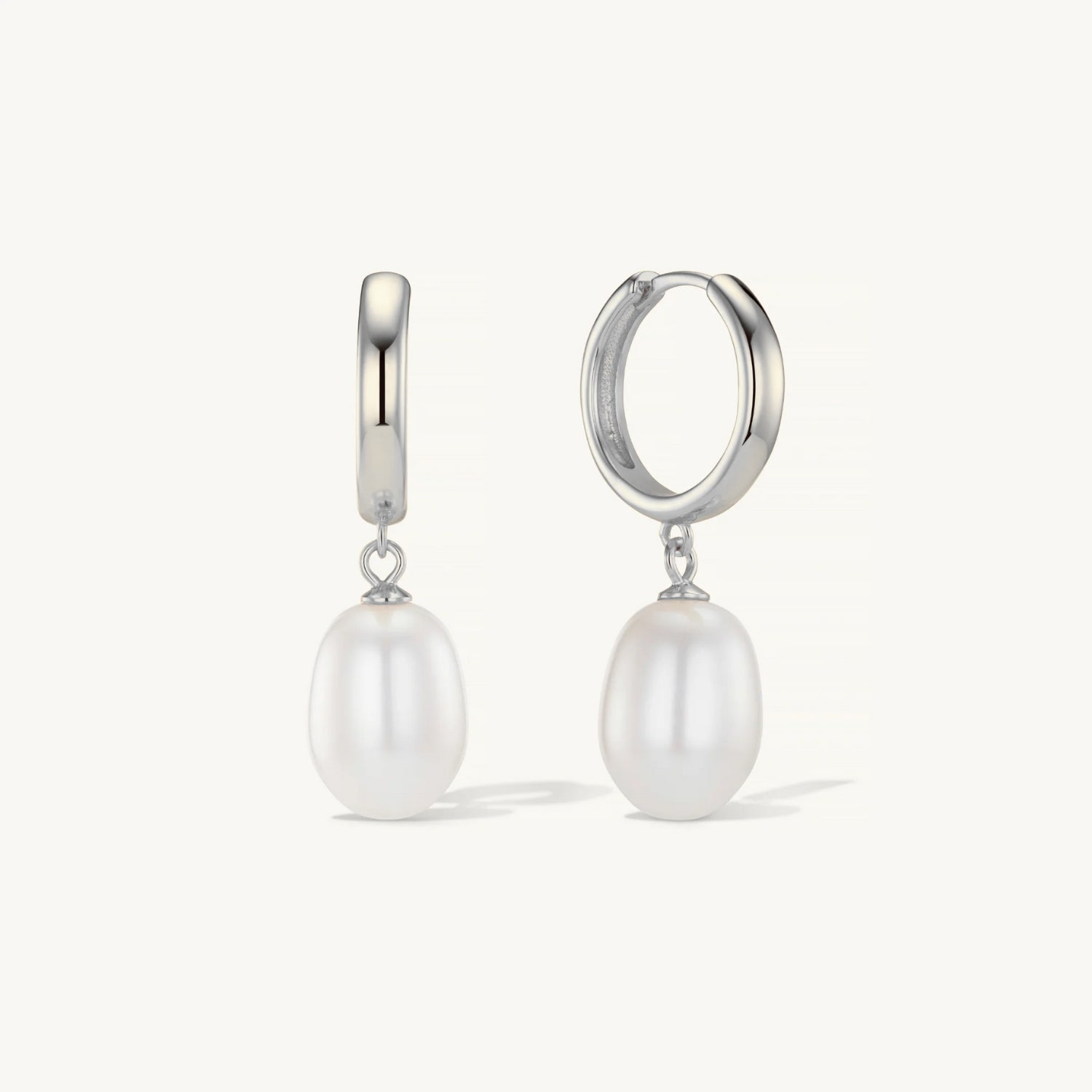 Créoles Aura Perle en Argent