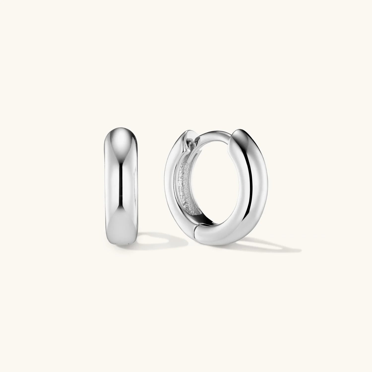 Créoles Huggies Bold en Argent