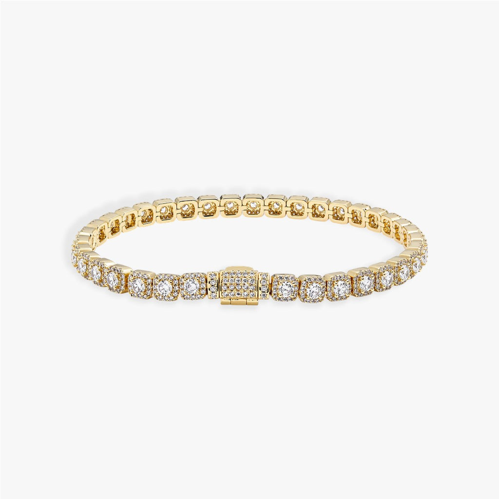 Crown | Men's Tennis Bracelet Zircon