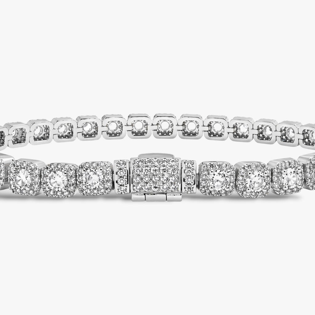 Crown | Men's Tennis Bracelet Zircon