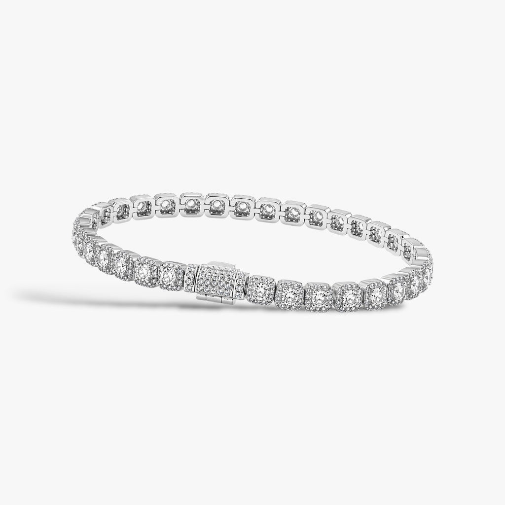 Crown | Men's Tennis Bracelet Zircon