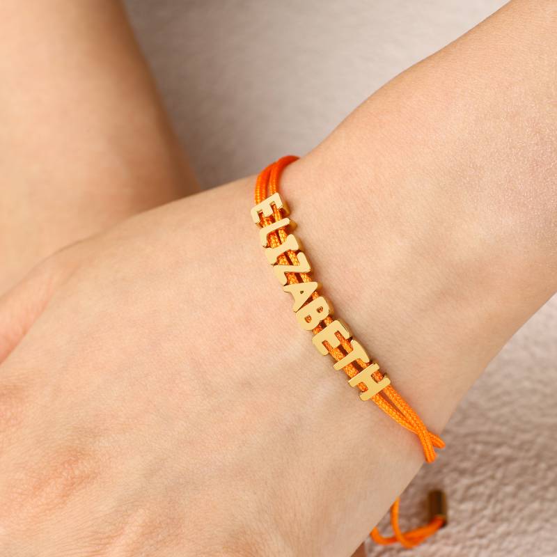 Name Cord Bracelet