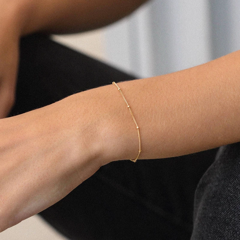 Bracelet Chaîne Satellite en Or