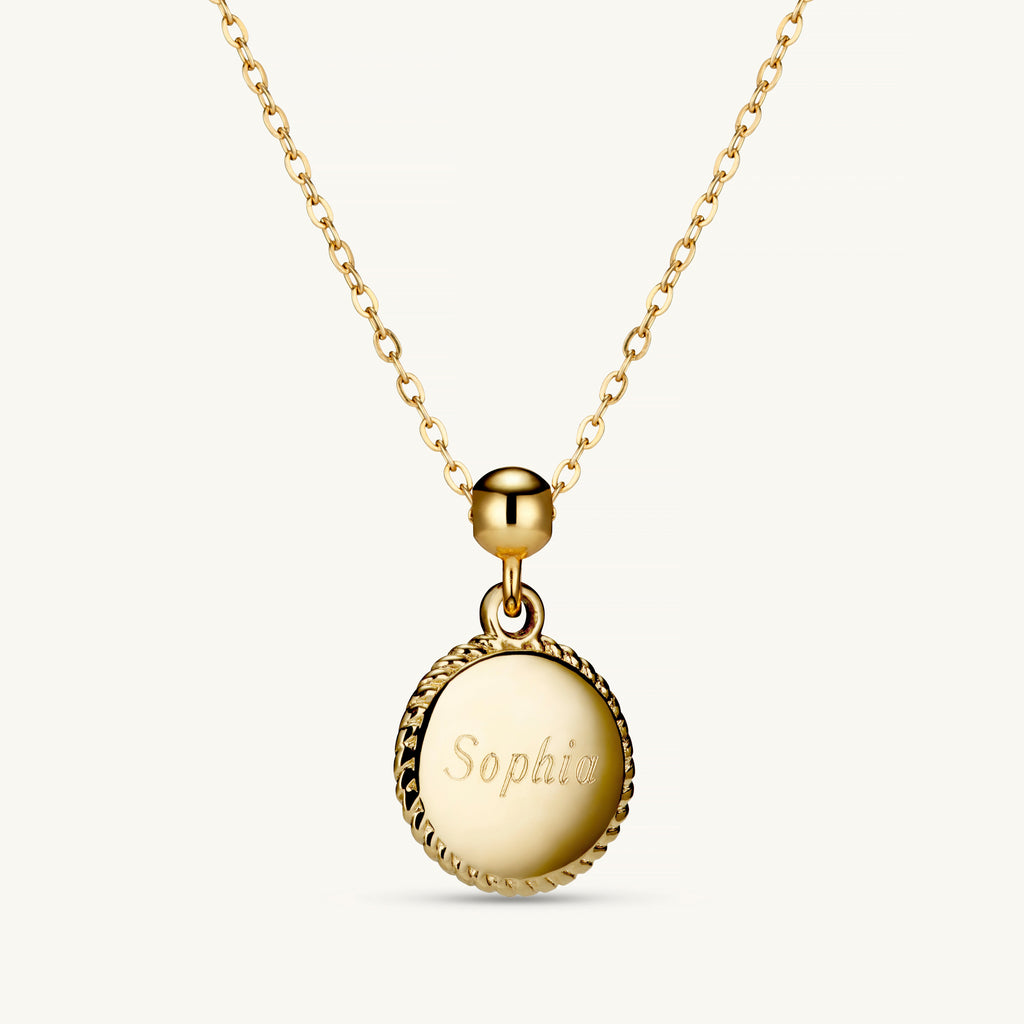 Pendentif Cercle Classique en Or