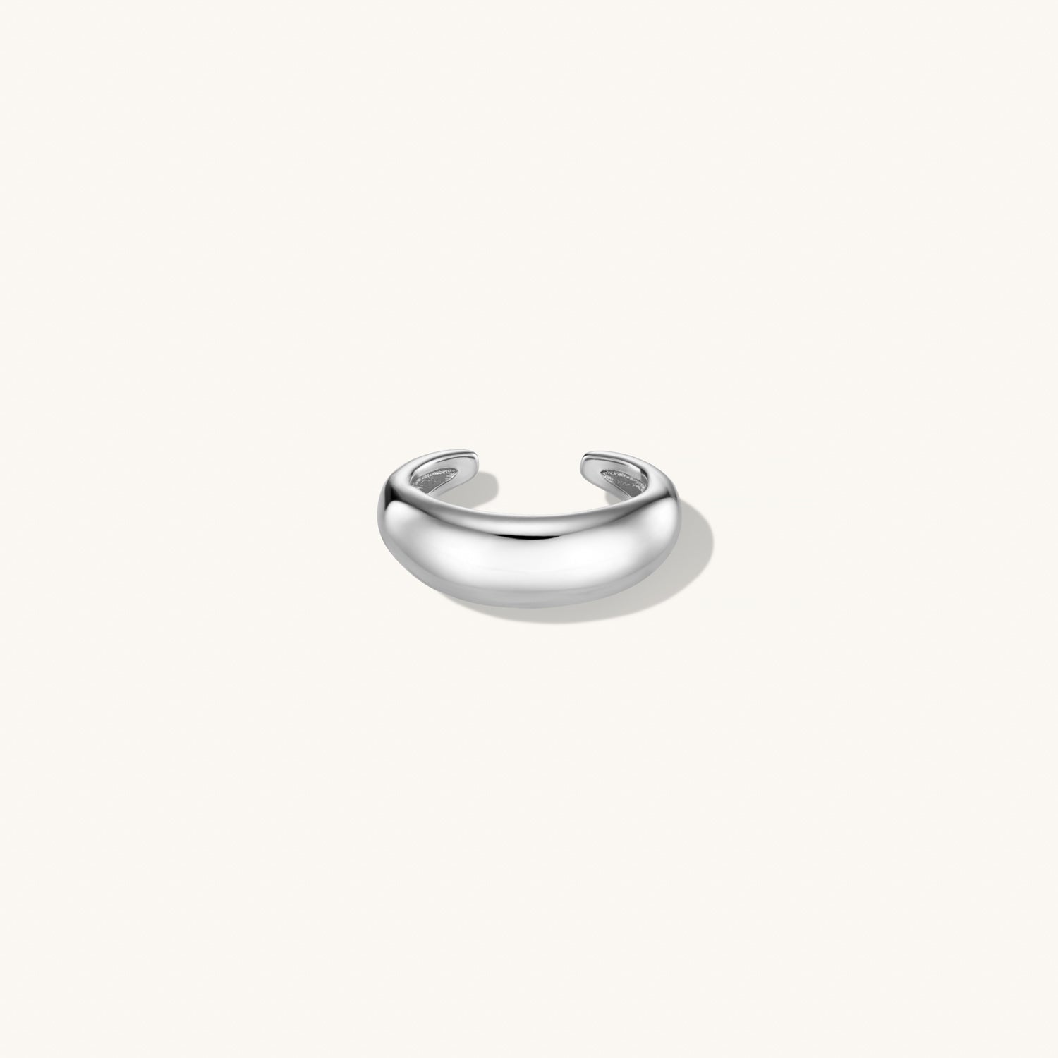 Ear Cuff Dôme en Argent