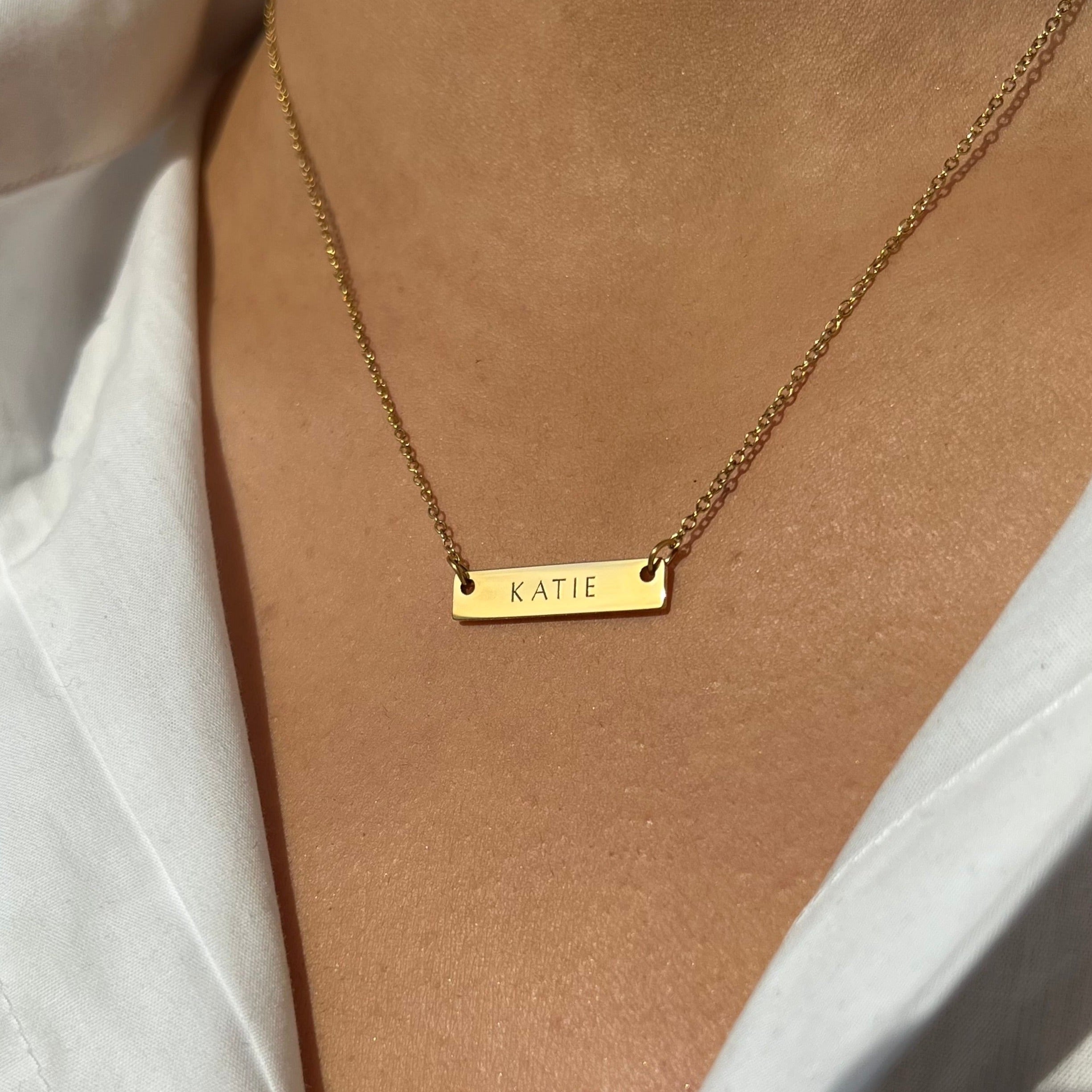 Collier Barre Précieuse 2cm en Or